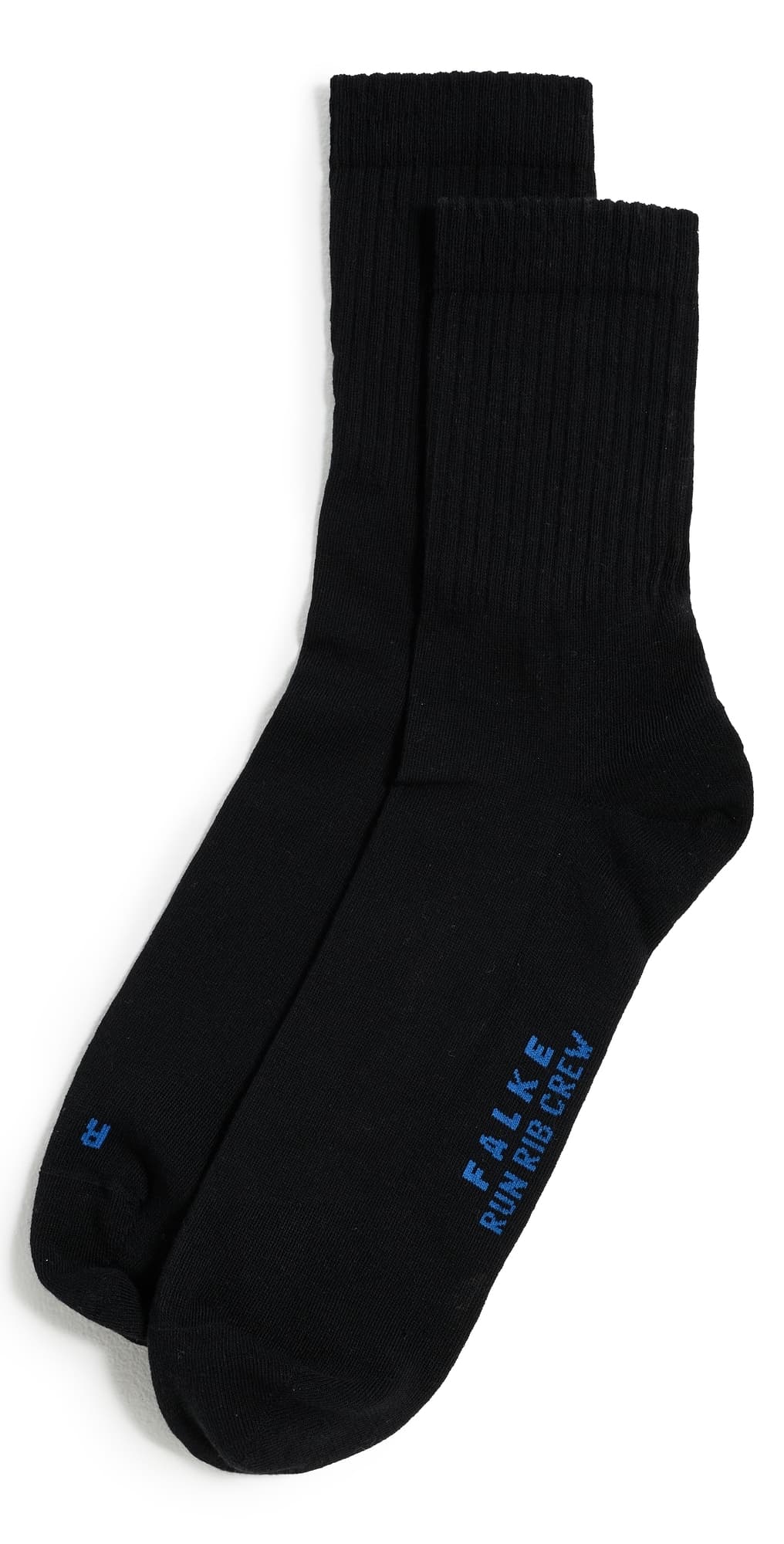 Falke Run Rib Crew Socks Black