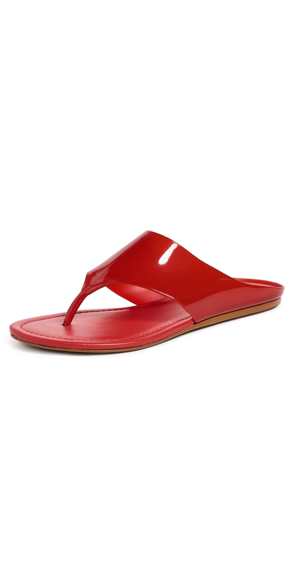FARM Rio Jelly Flat Sandals Scarlet