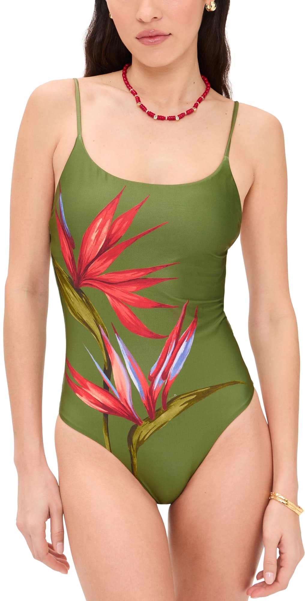 FARM Rio Strilitzia One Piece Strilitzia Dark Green