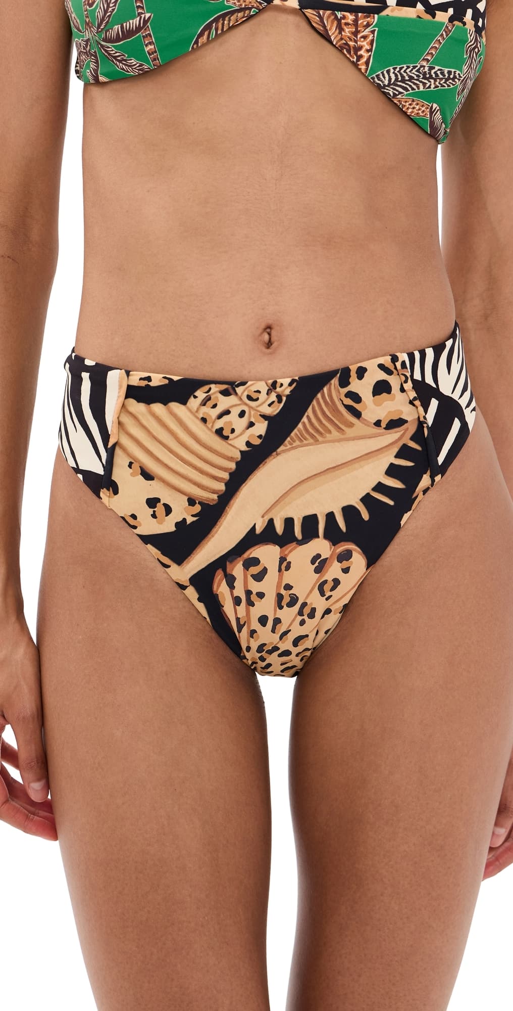 FARM Rio All Over Hot Pants Bikini Bottoms Animal