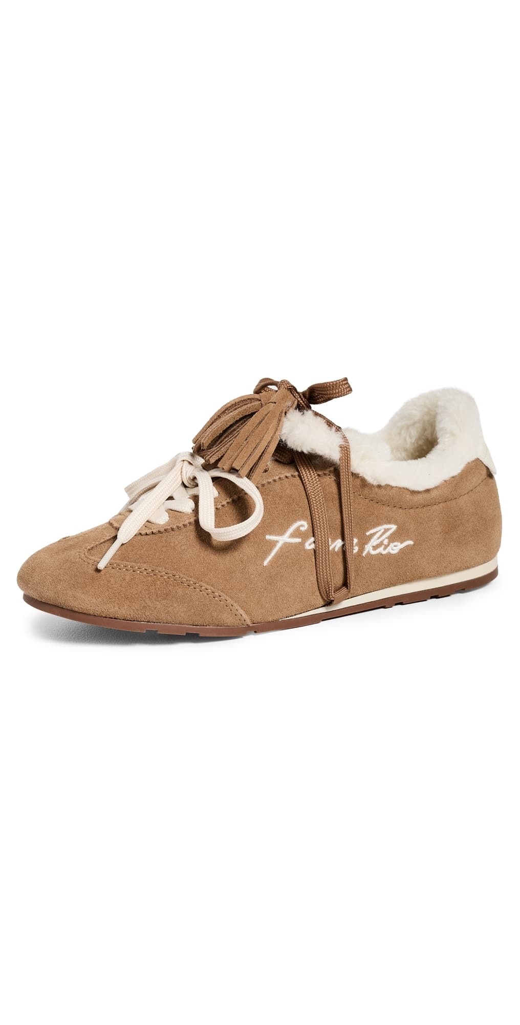 FARM Rio Farm Sherpa Sneakerinas Sand