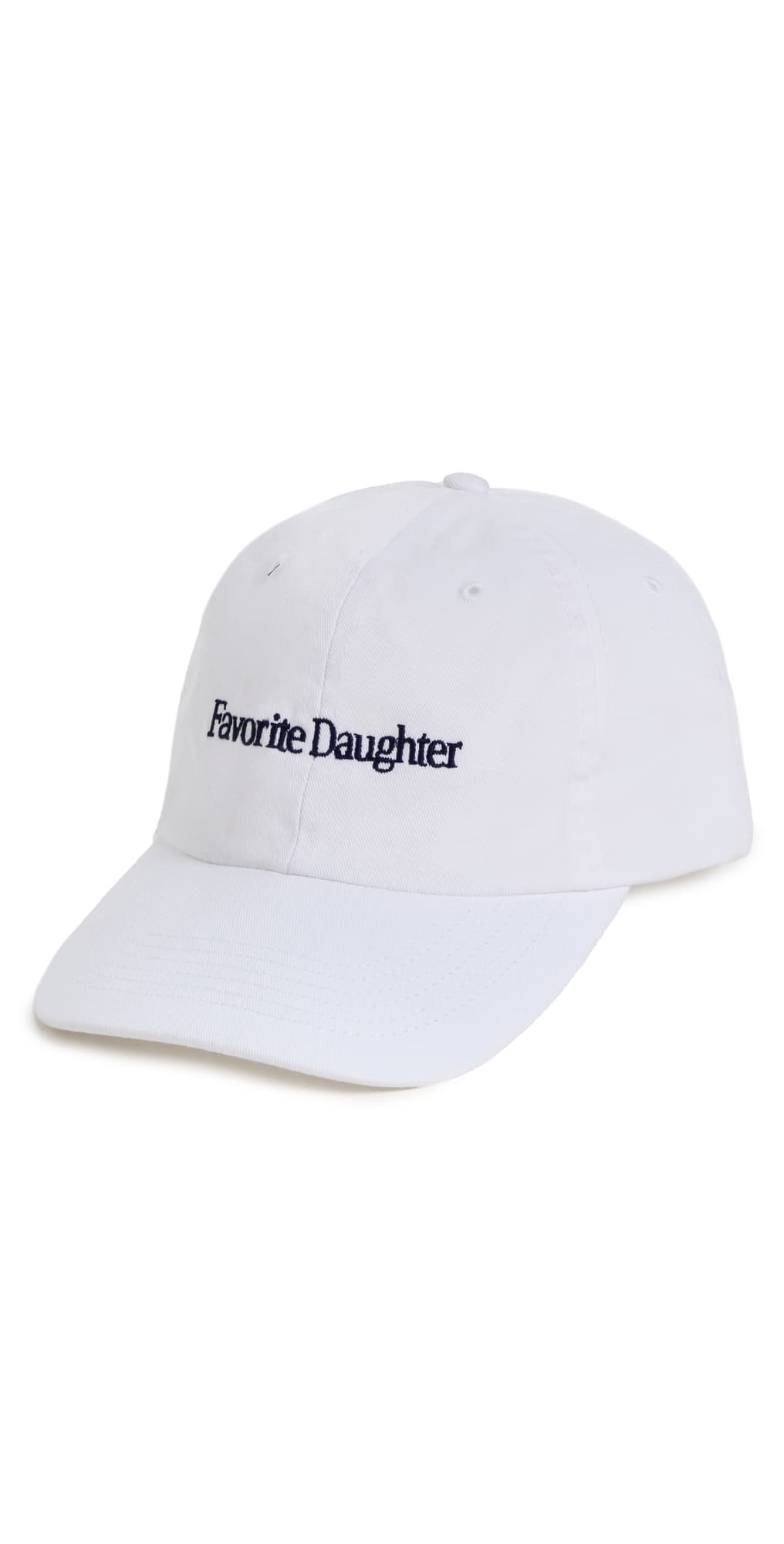 Favorite Daughter Classic Logo Baseball Cap White · One Size