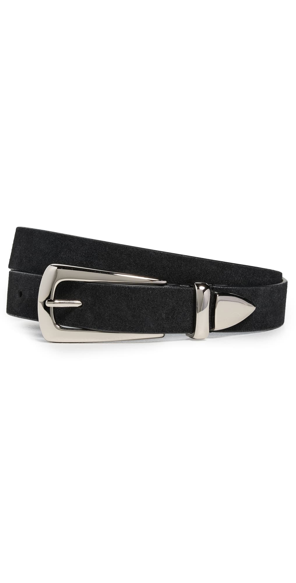 Favorite Daughter The Suede Statement Belt Black/Polished Nic