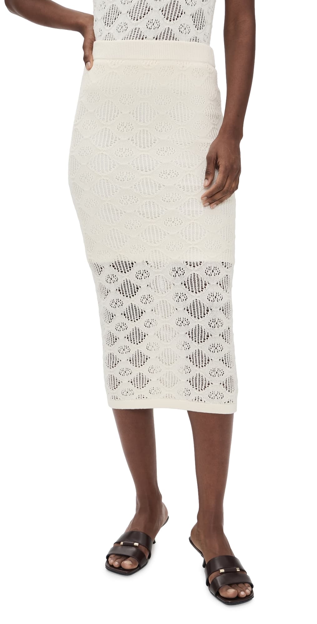 Favorite Daughter The Courtside Skirt Ivory