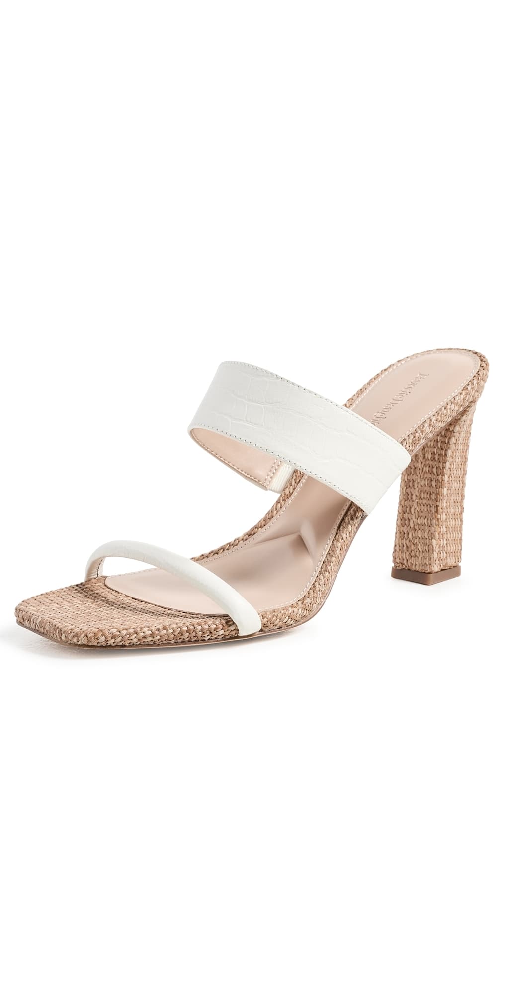 Favorite Daughter Gabi Sandals White/Dk Natural