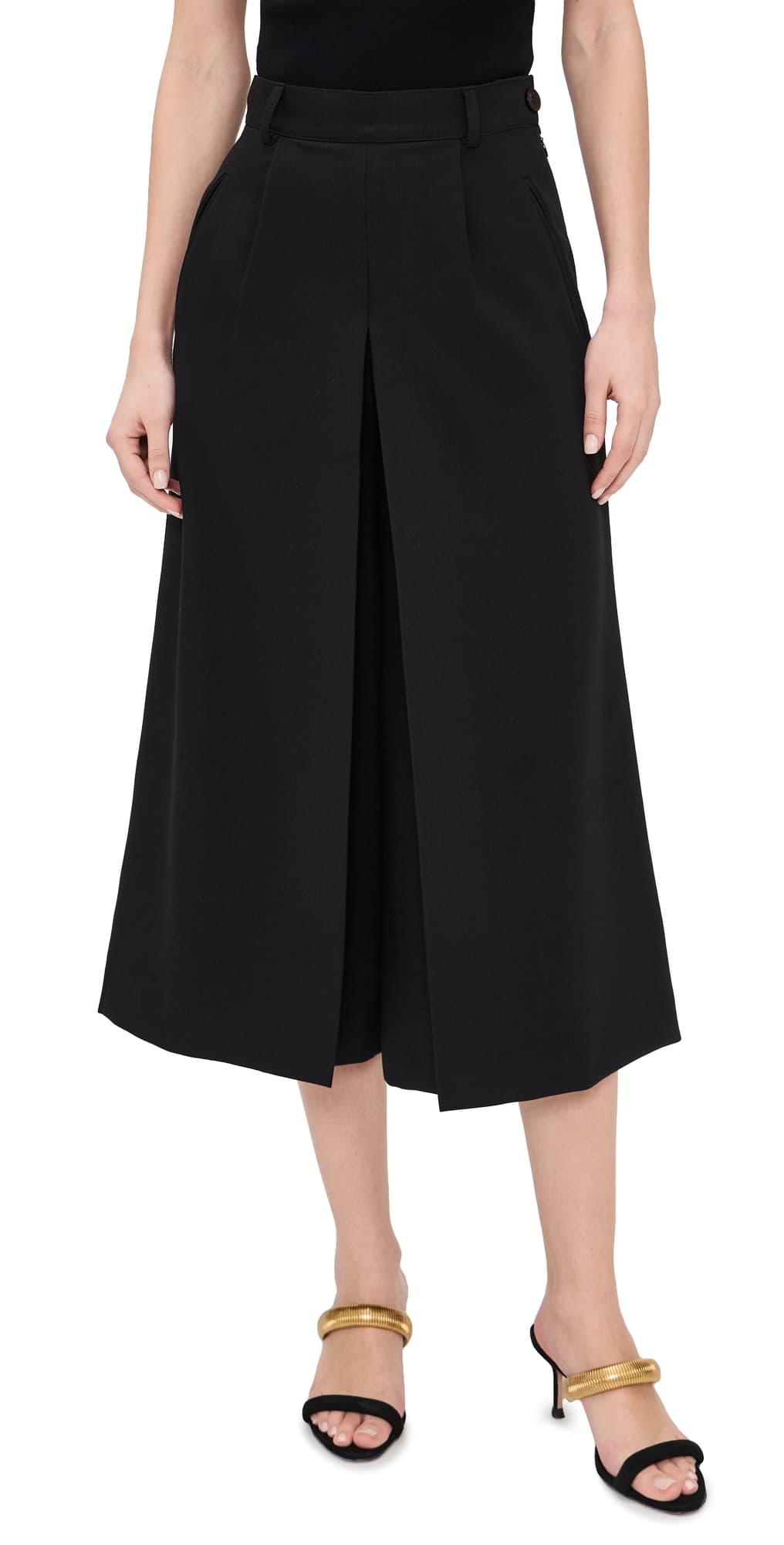 Favorite Daughter The Nicole Culottes Black · 2