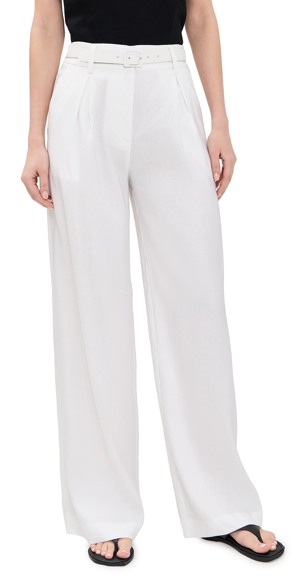 Favorite Daughter The Miranda Linen Pants White