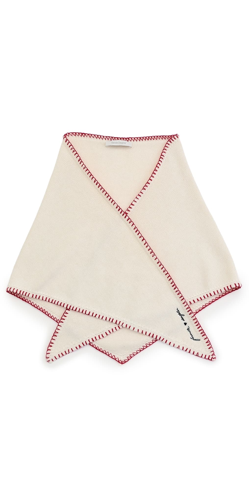 Favorite Daughter The Valentine's Day Triangle Scarf Natural