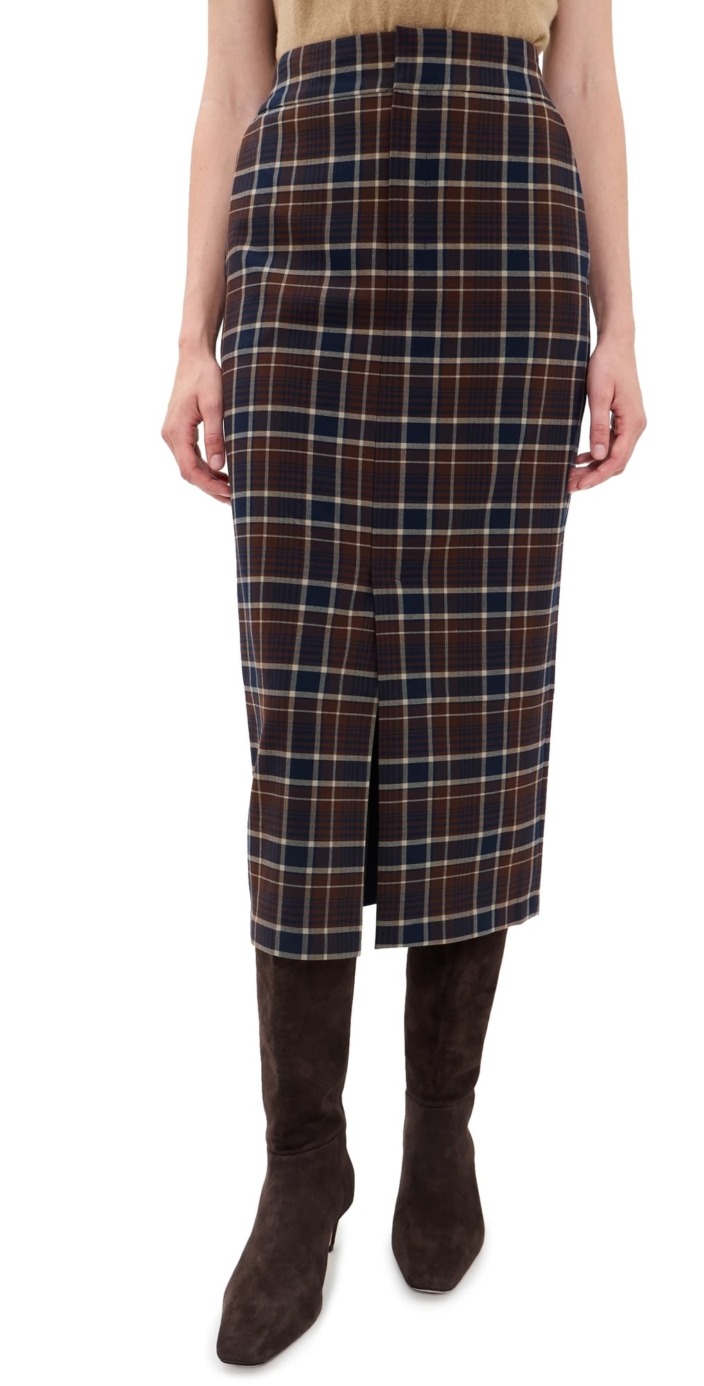 Favorite Daughter The Meyer Skirt Toffee Plaid
