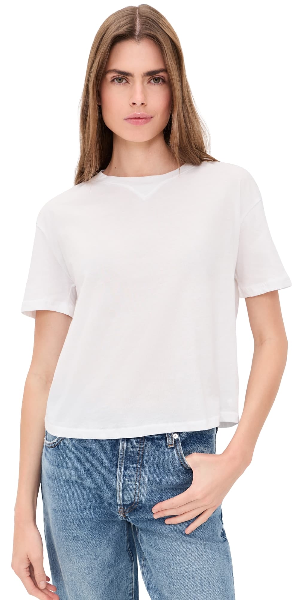 Favorite Daughter The Everyday Short Sleeve Tee White