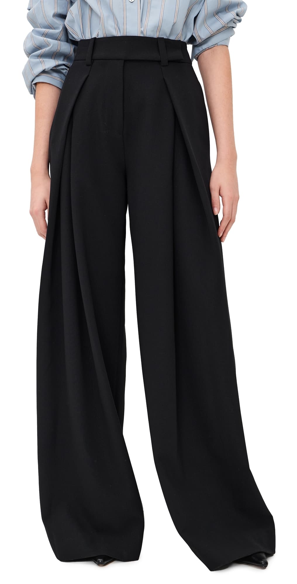 Favorite Daughter Pleats For Days Pants Black
