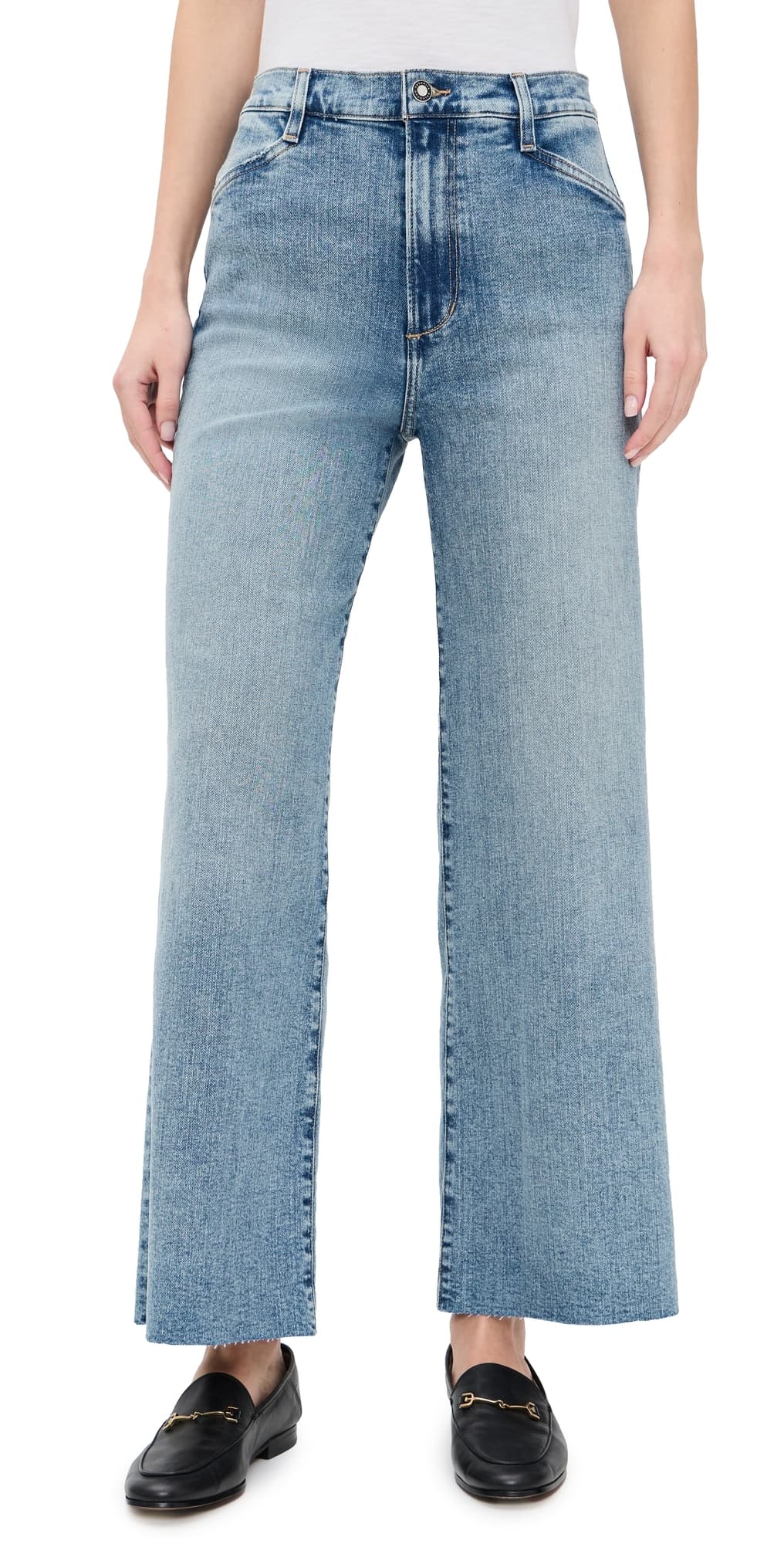 Favorite Daughter Mischa Wide Leg Jeans Monterey