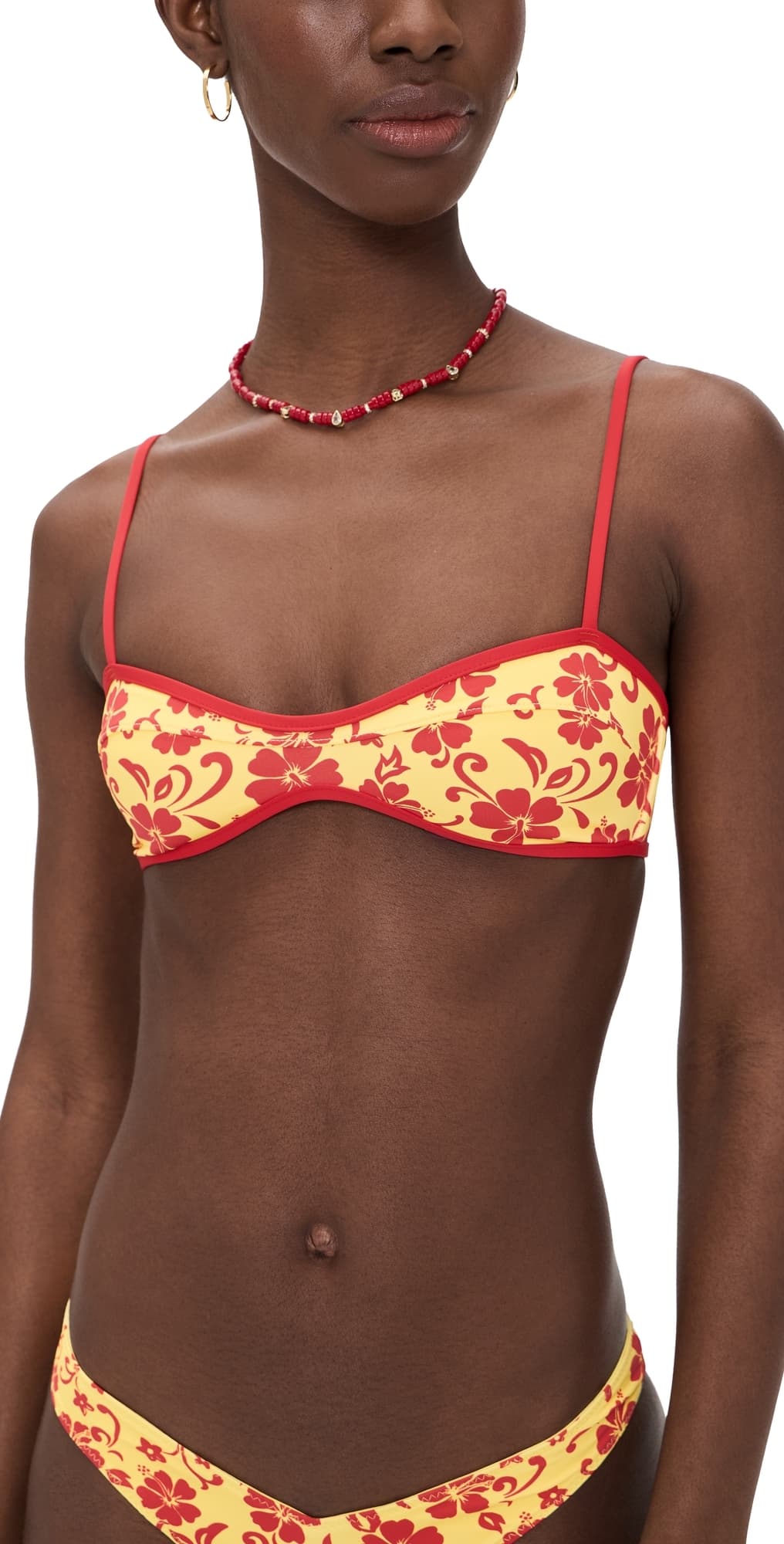 Frankies Bikinis Lane Bikini Top Favorite Flower
