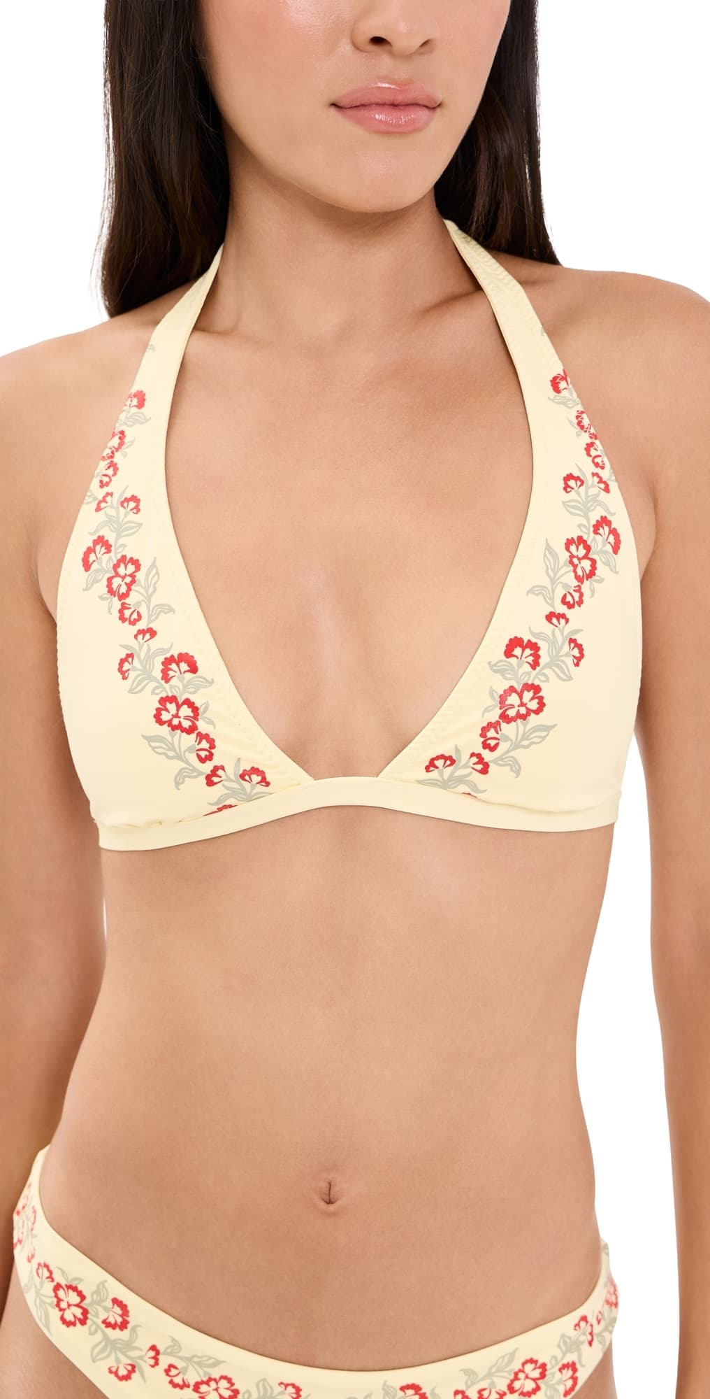 Frankies Bikinis Frank Bikini Top Hibiscus Beach