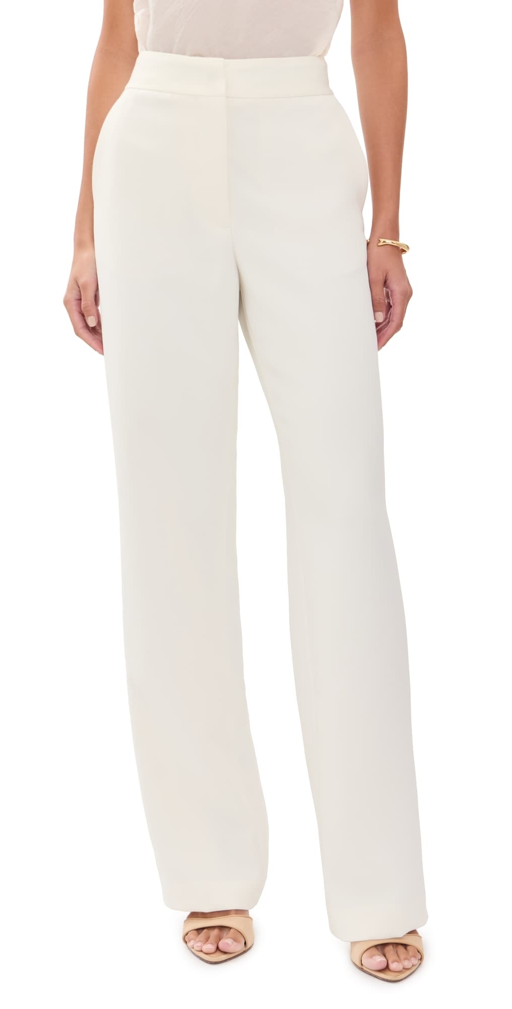 Fleur du Mal Tuxedo Pants Ivory