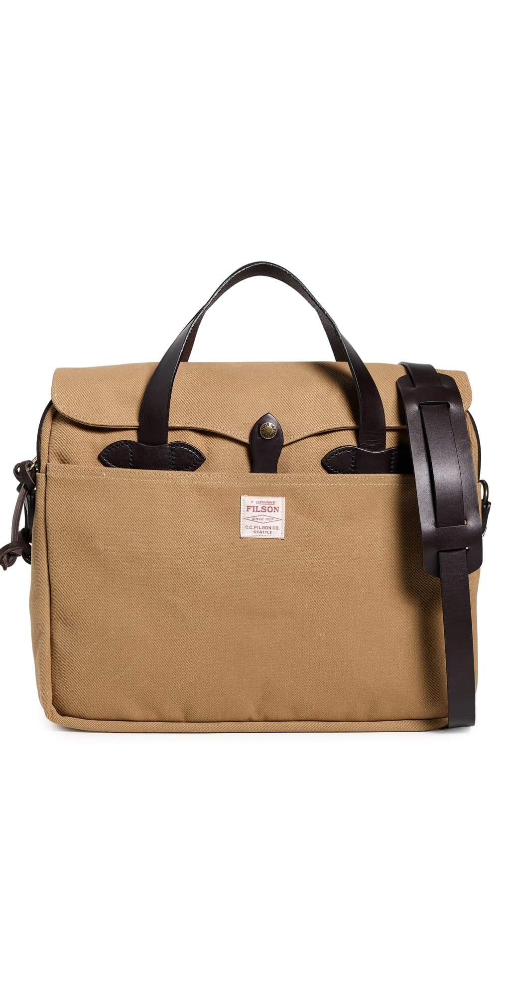 Filson Rugged Twill Original Briefcase Tan