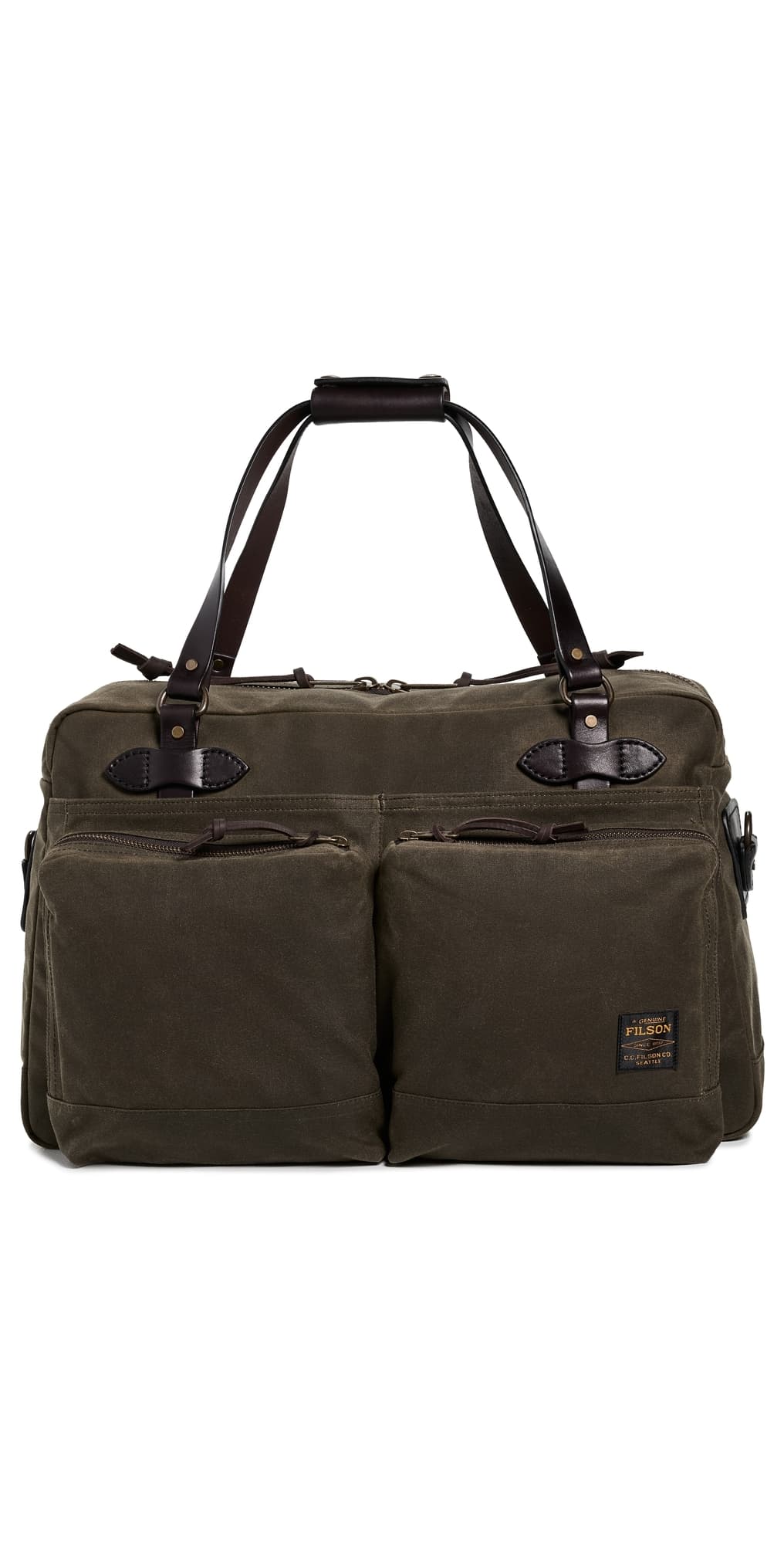 Filson Tin Cloth 48 Hour Duffle Bag Otter Green · One Size
