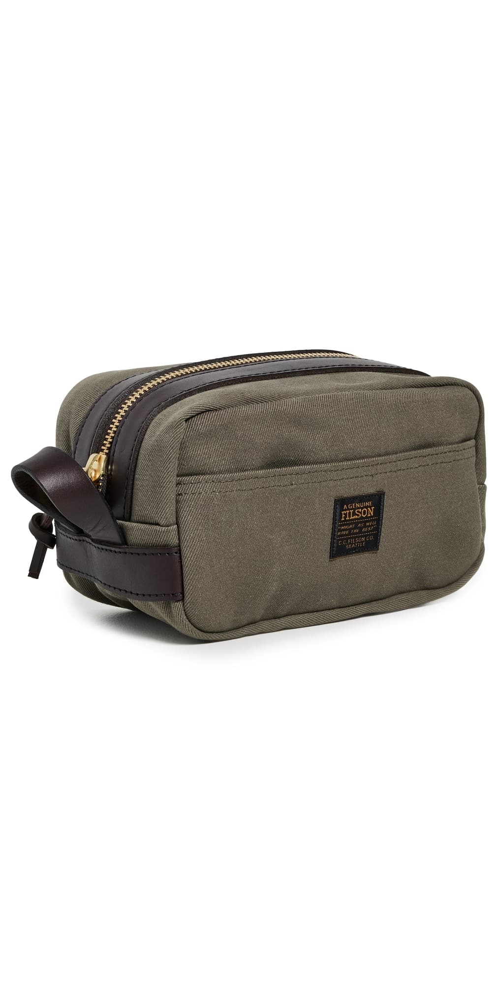Filson Rugged Twill Toiletry Bag Otter Green