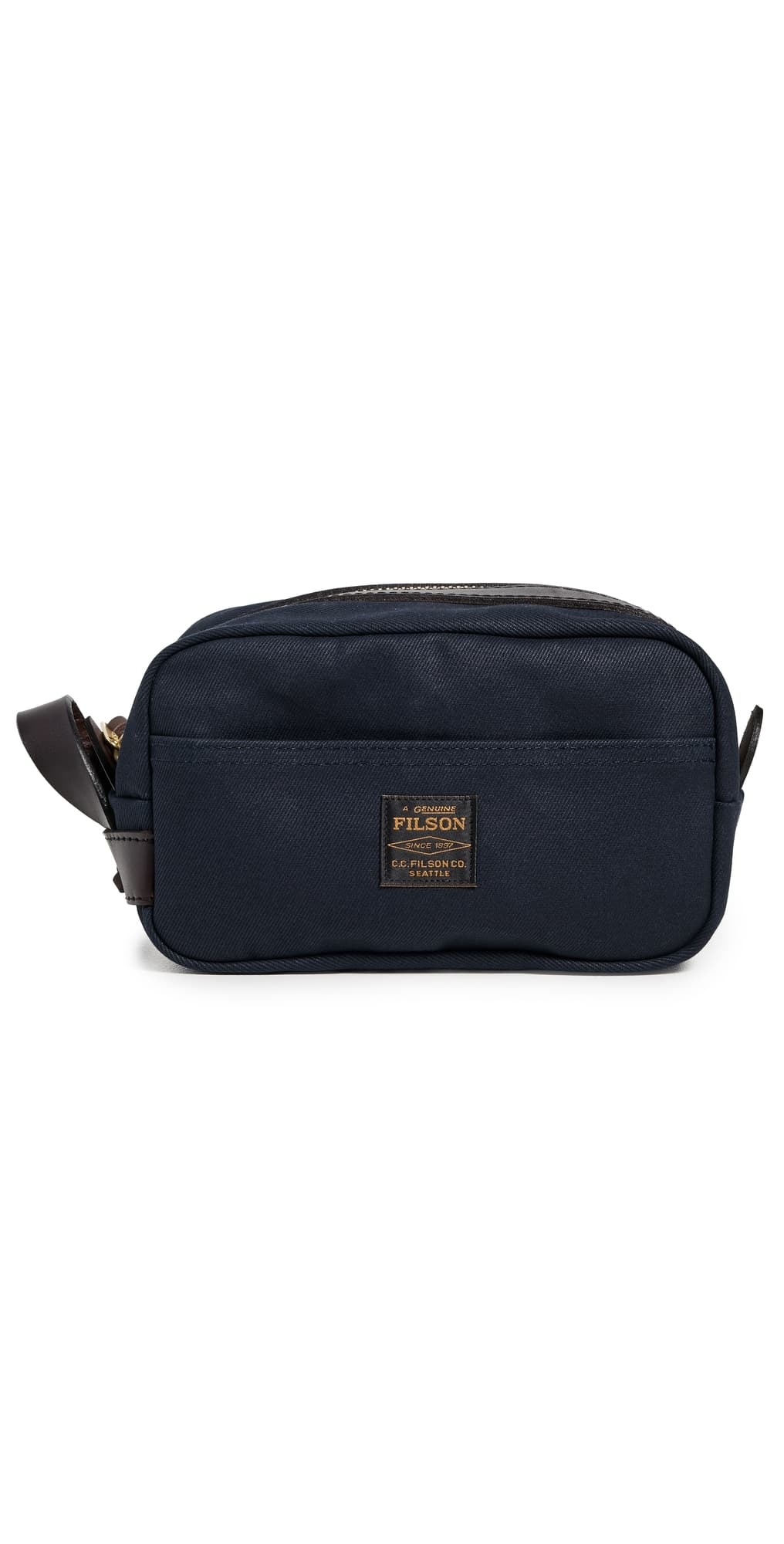 Filson Rugged Twill Toiletry Bag Navy · One Size