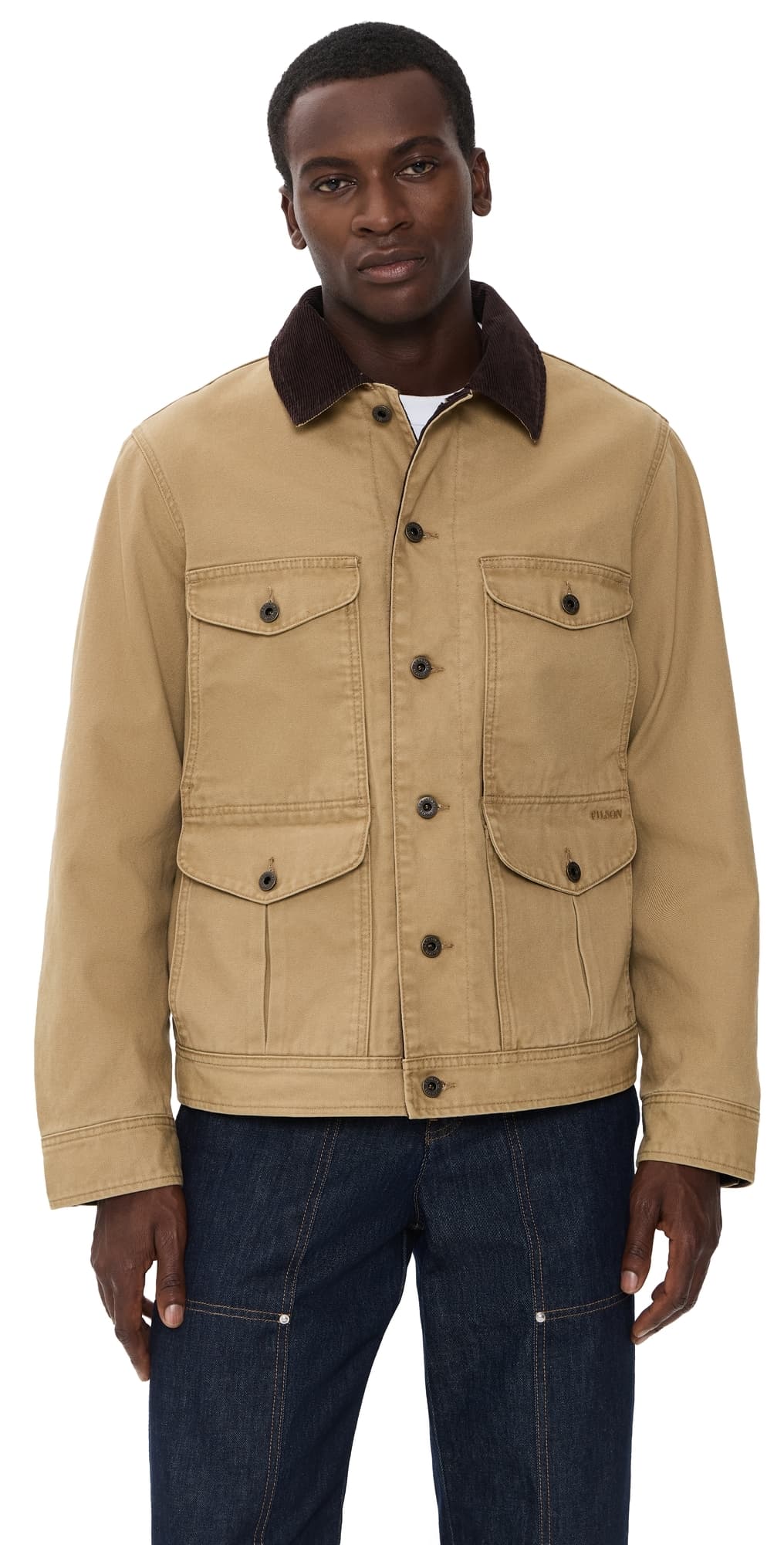 Filson Rustic Canvas Journeyman Jacket Antique Bronze