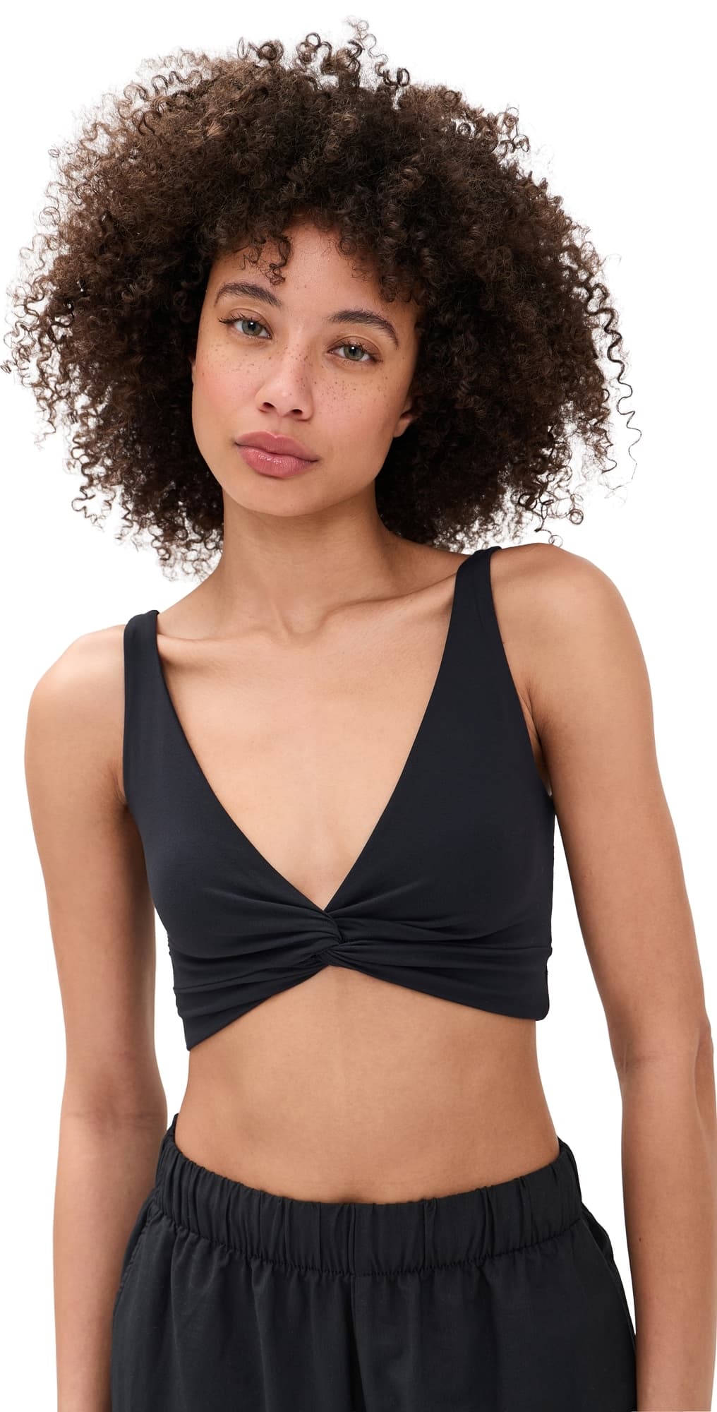 FP Movement Never Better Twist Crop Shirt Black