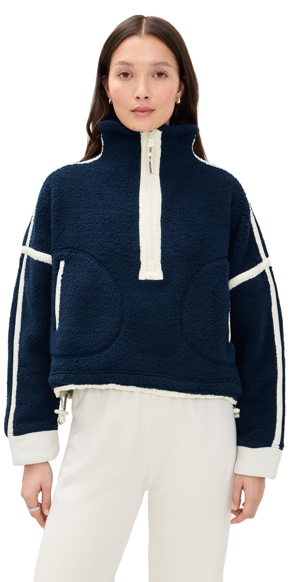FP Movement Mountain High Quarter Zip Navy Combo