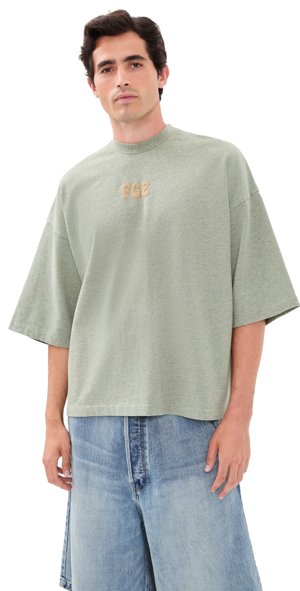Fear of God Merch Tee Washed Seal Heather