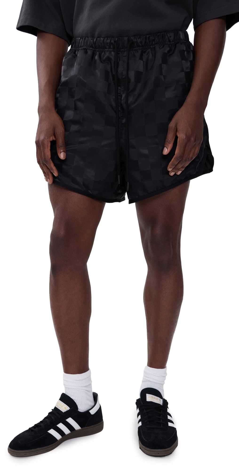 Fear of God Checkered Gym Shorts 5 Vintage Black