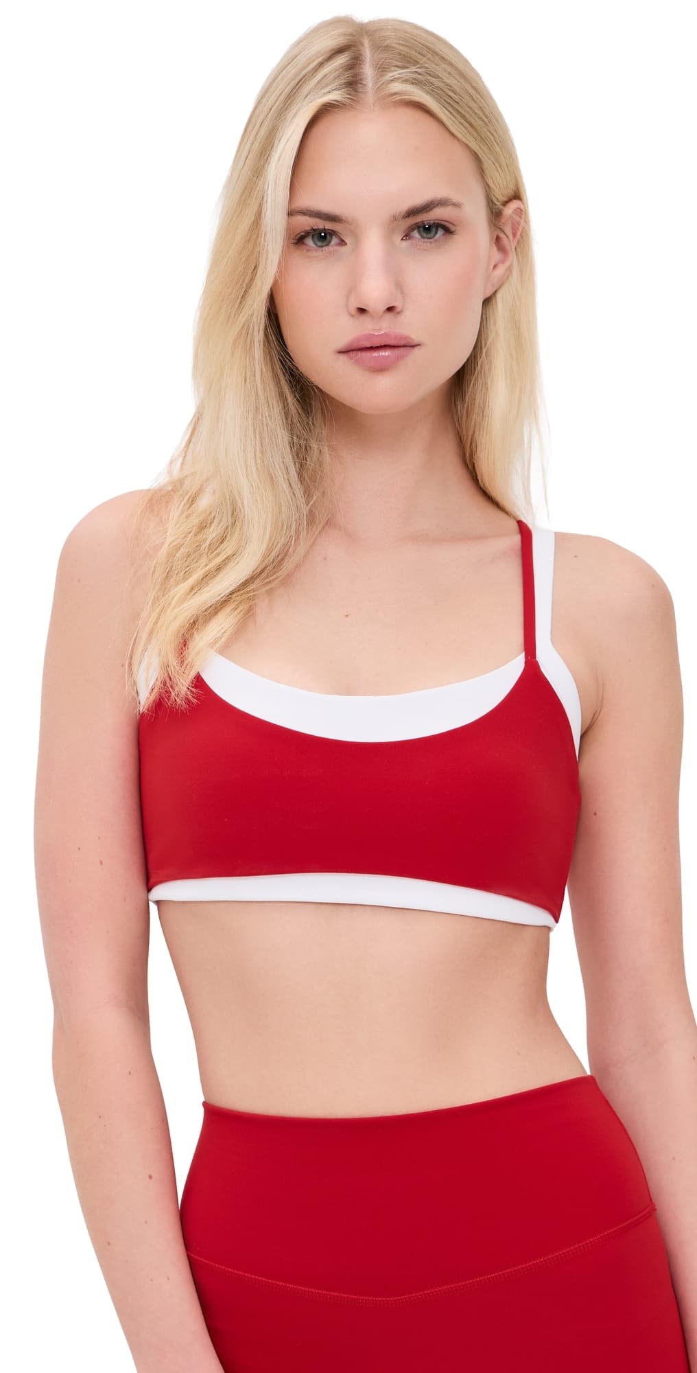 FORM Layered Bra Cherry