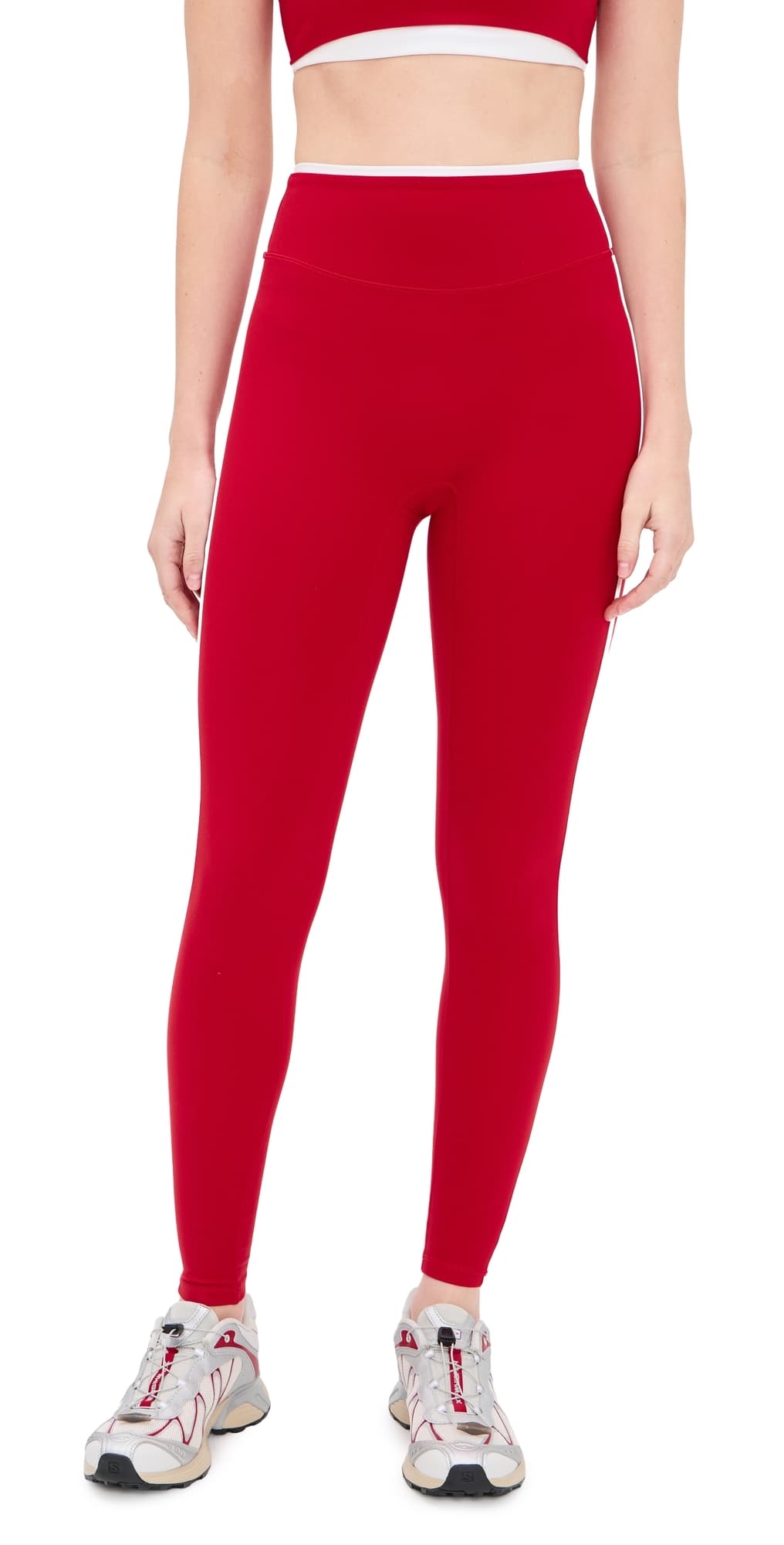 FORM Layered Full Leggings Cherry
