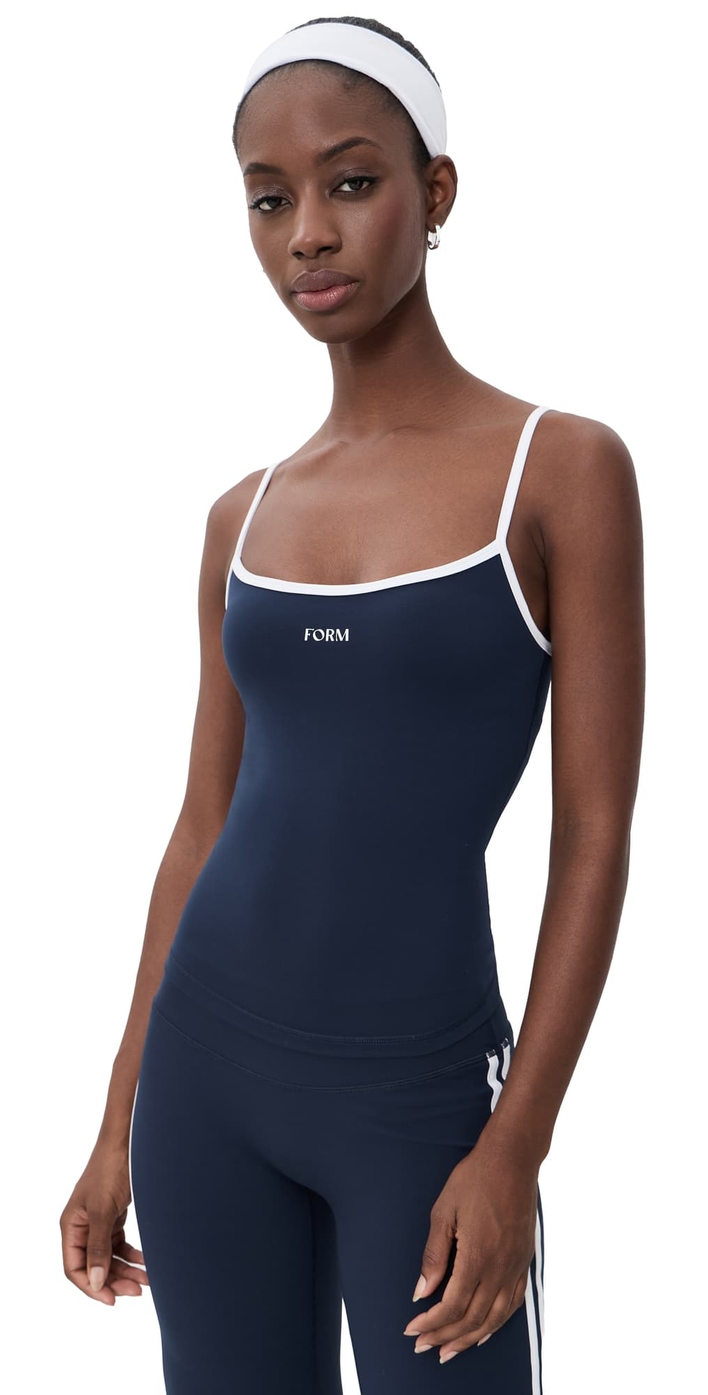 FORM Cami Navy/White