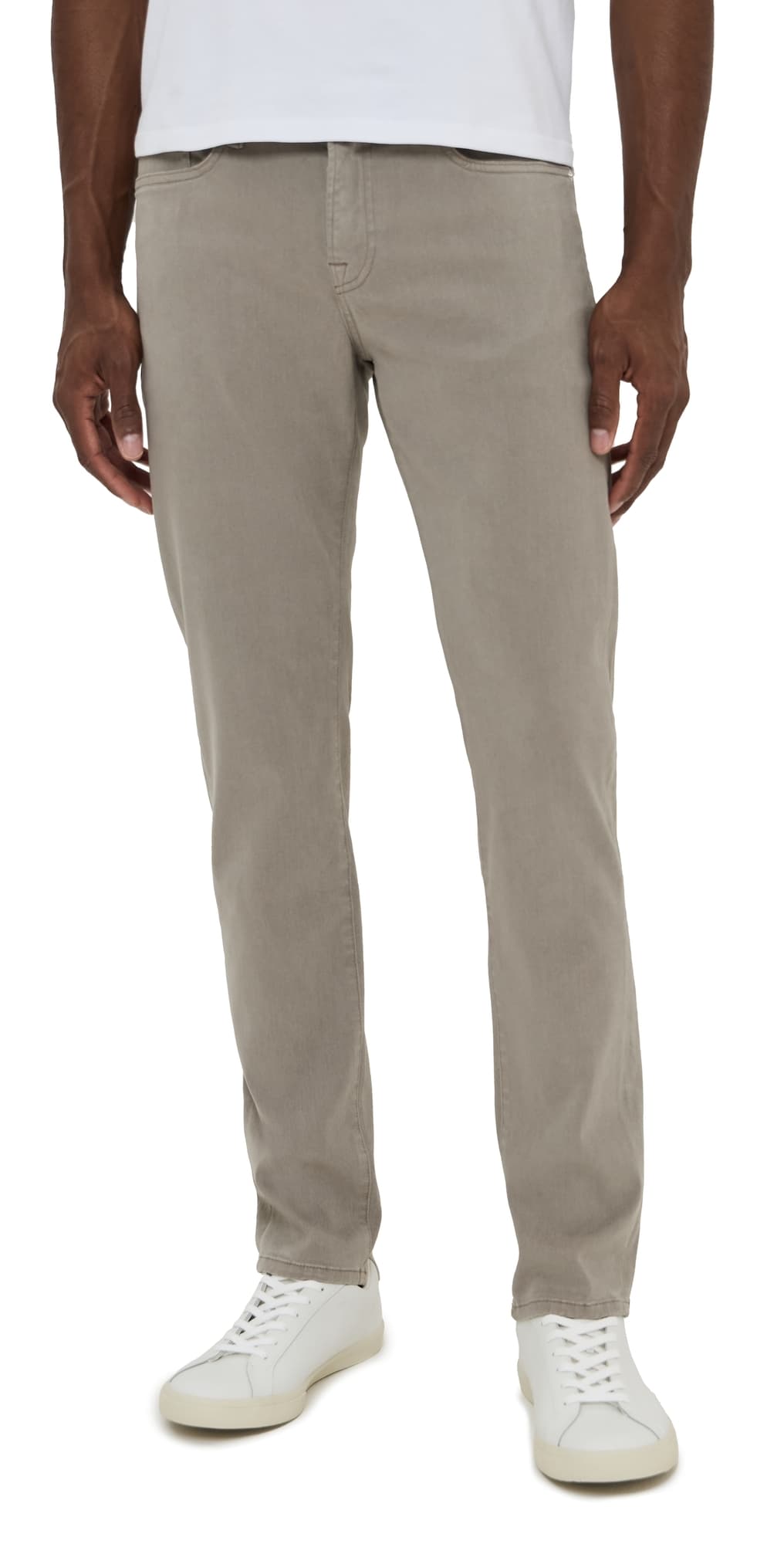 FRAME L'Homme Slim Twill Jeans Stone Grey