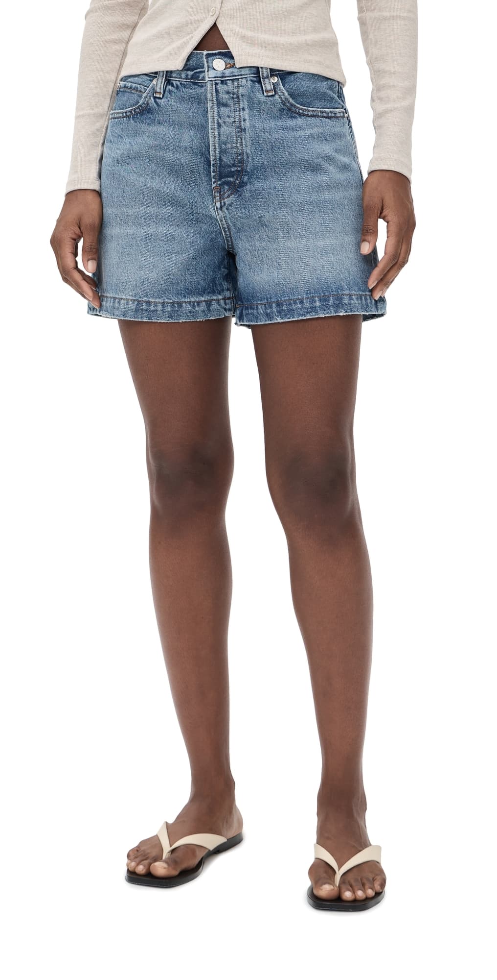 FRAME The Everyday Denim Shorts Tempo
