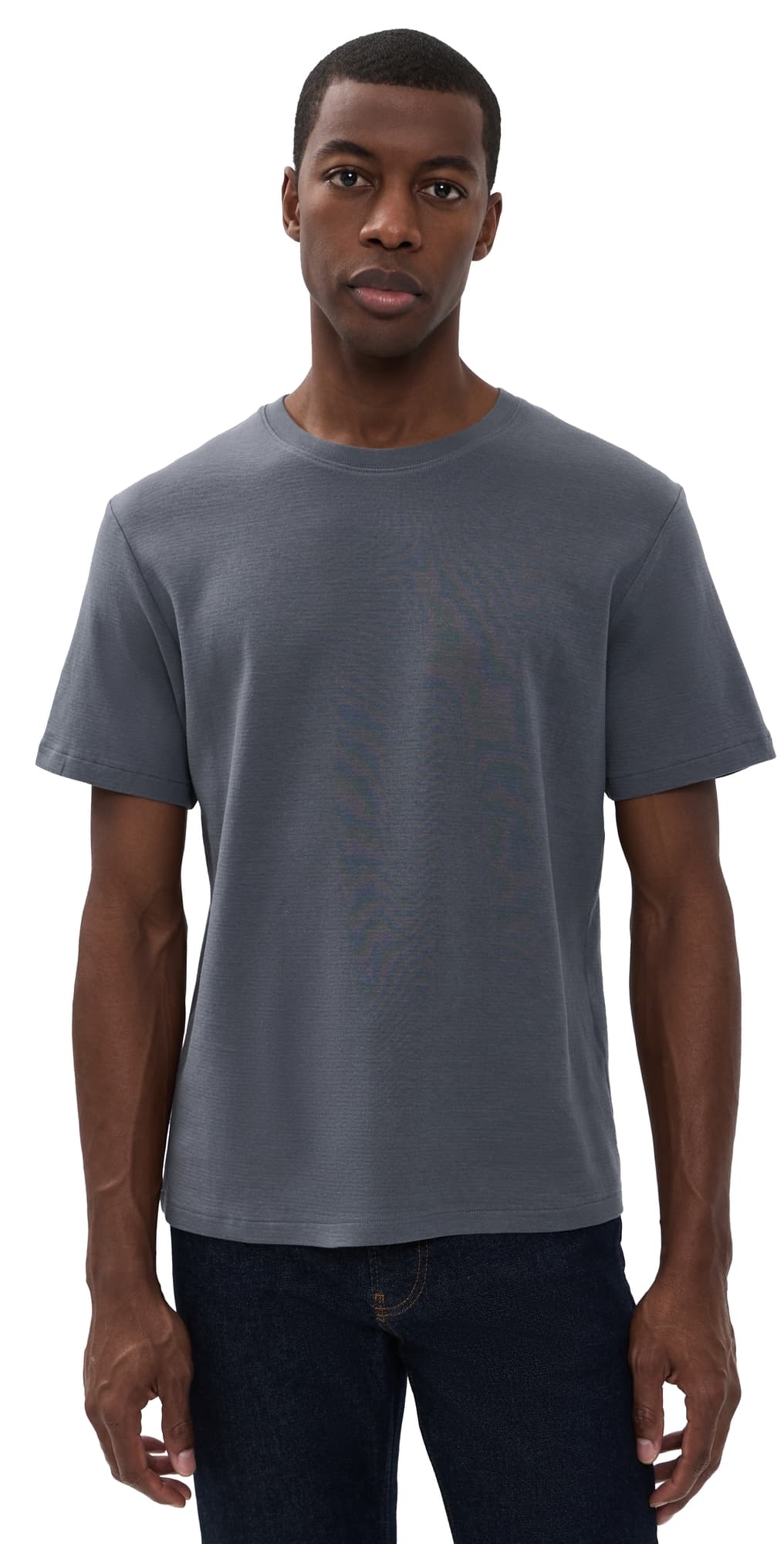 FRAME Duo Fold Tee Slate Blue
