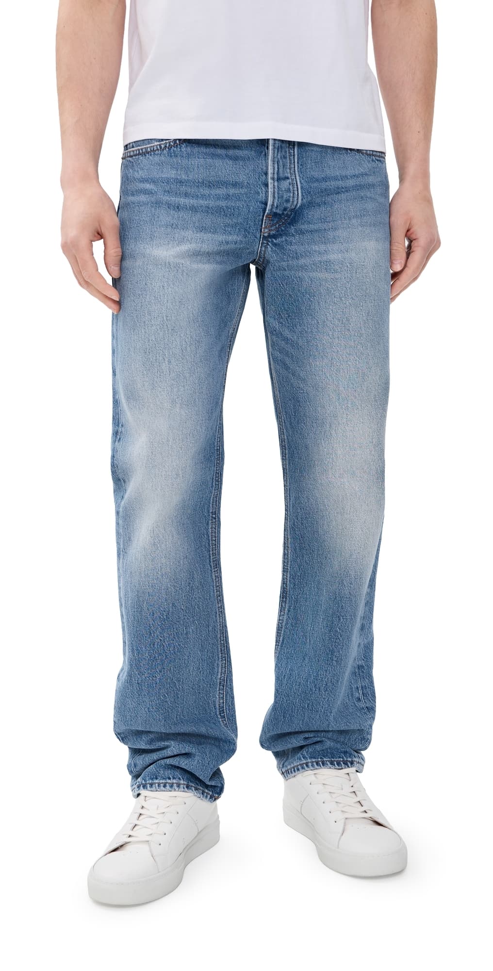 FRAME Straight Jeans Sunroof