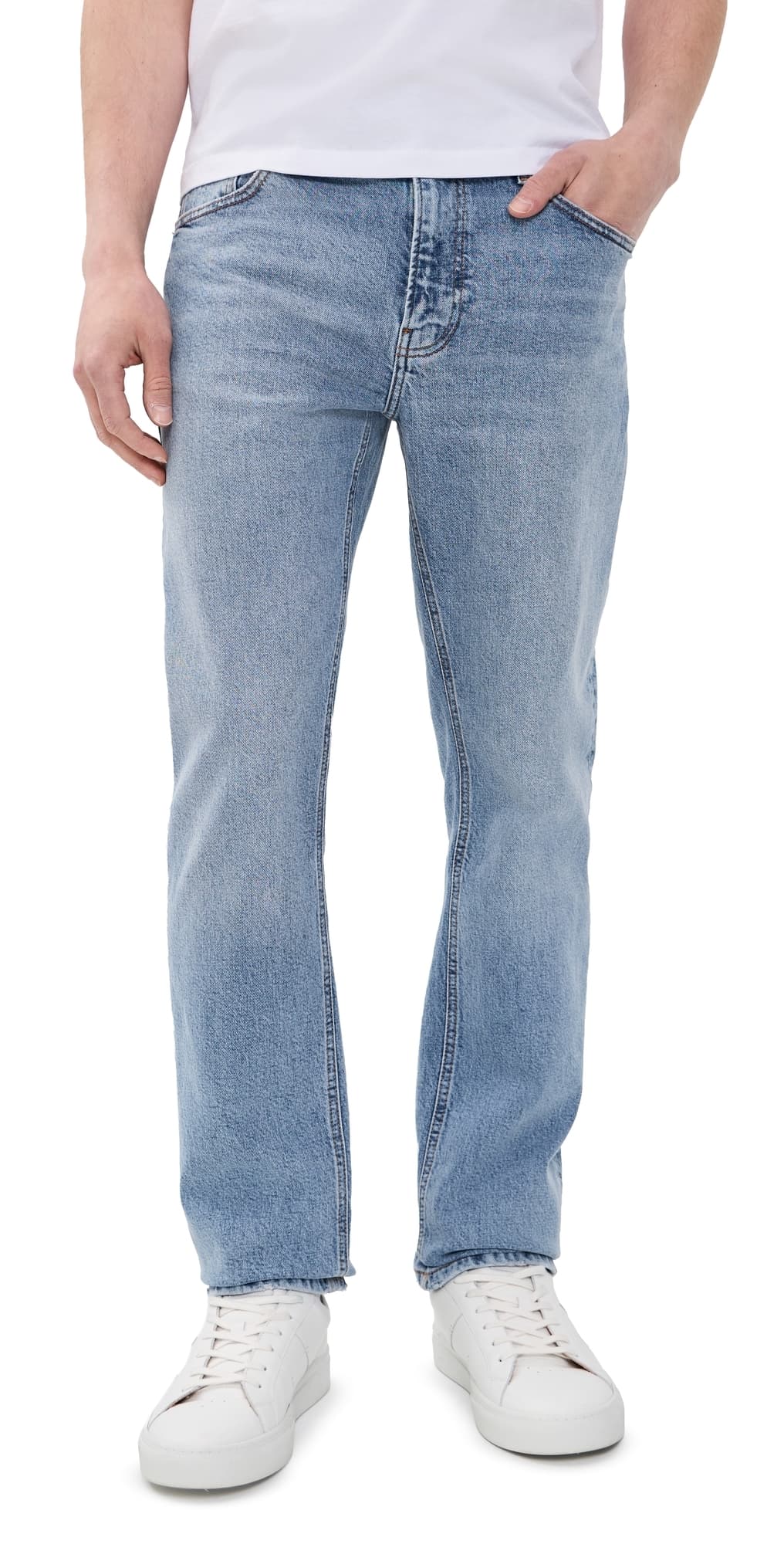 FRAME Modern Straight Jeans Layover