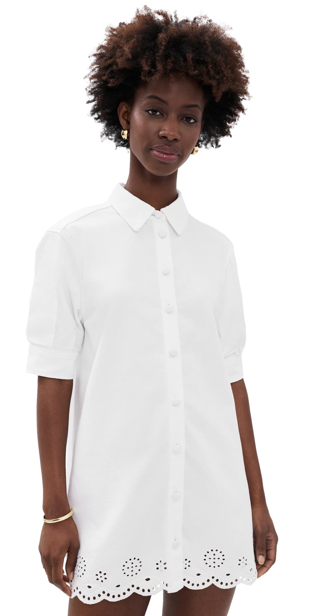 FRAME The Eyelet Play Dress White
