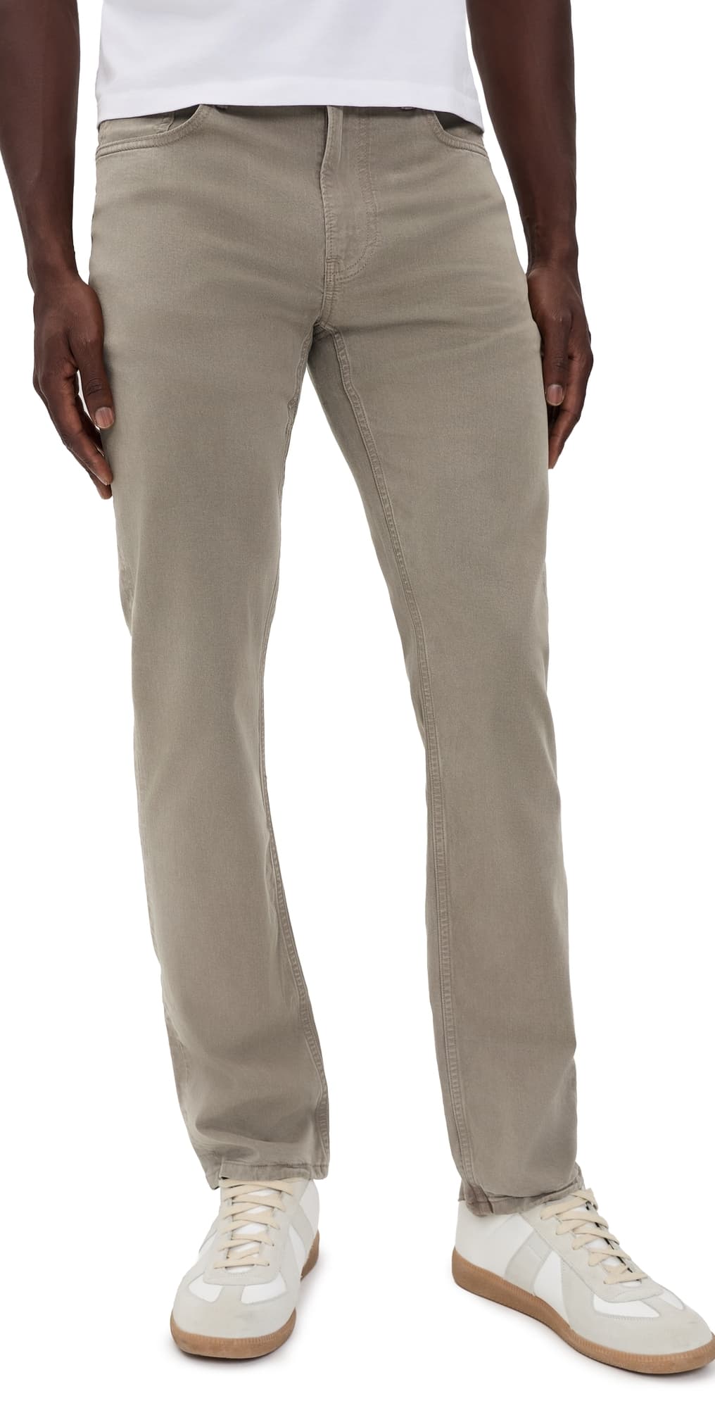 FRAME Modern Straight Jeans Soft Olive