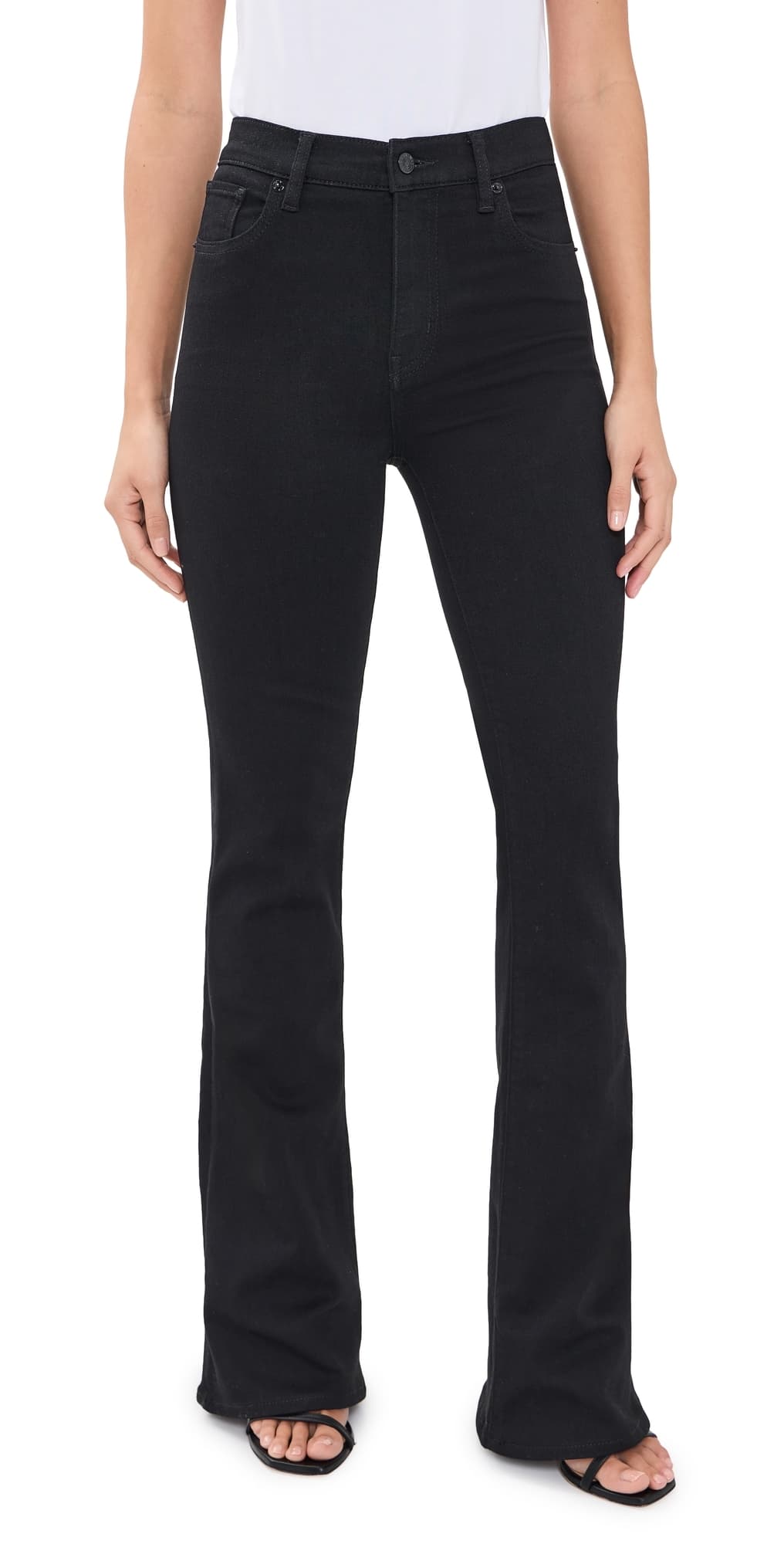 FRAME The Flare Jeans Black
