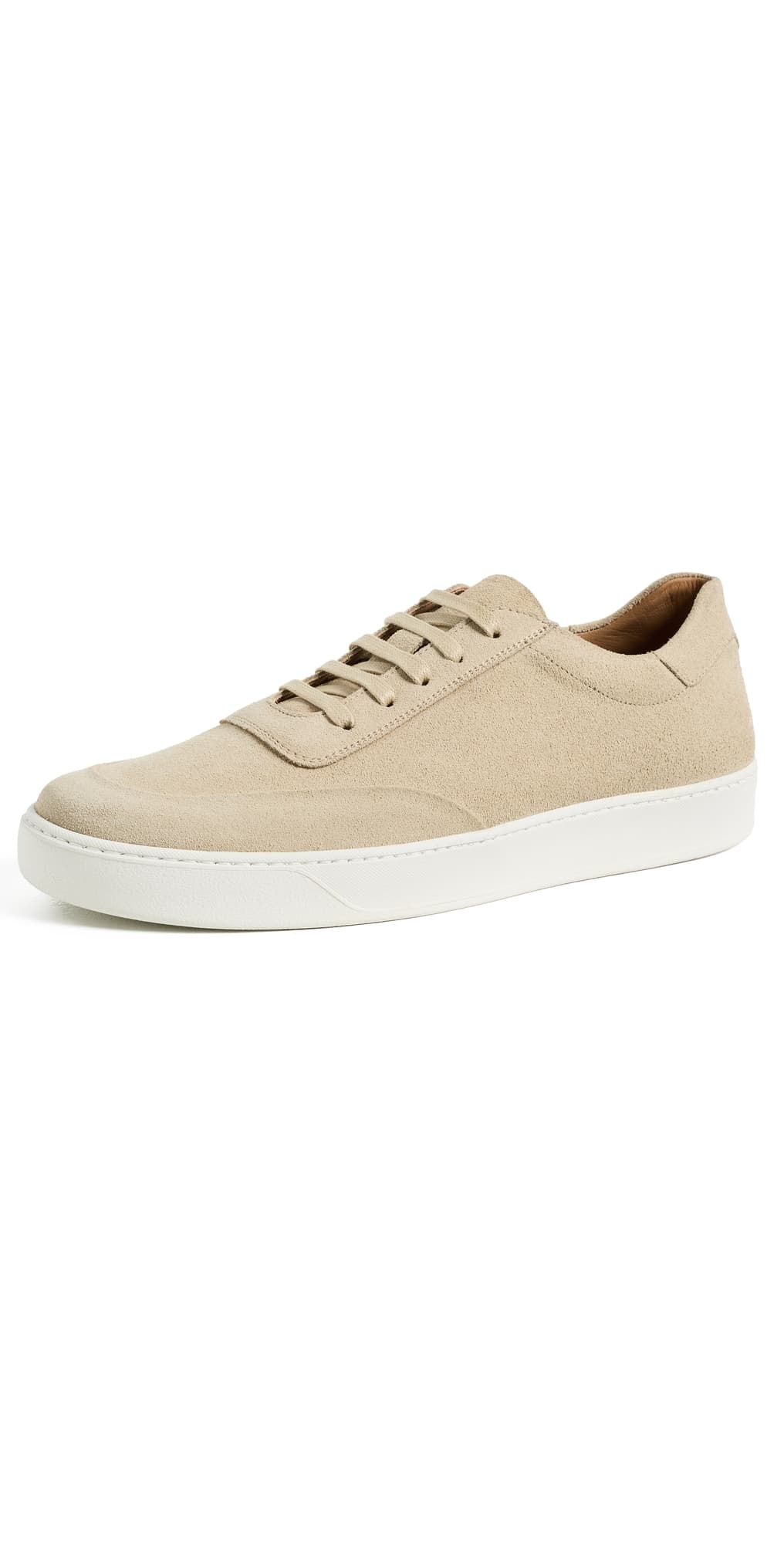 Frescobol Carioca Lapa Suede Laced Sneakers Sand