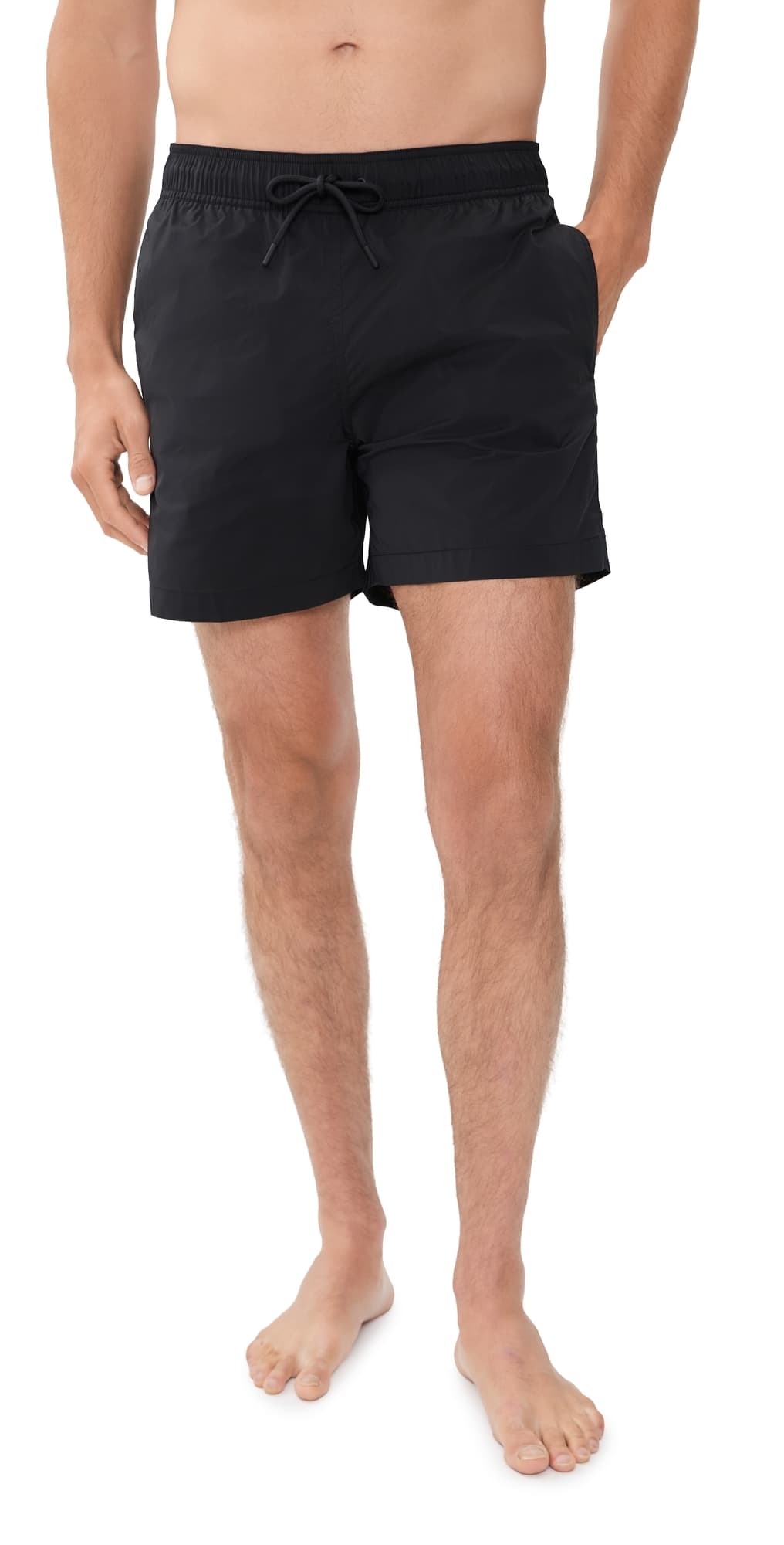 Frescobol Carioca Salvador Elasticated Swim Trunks 5 Black