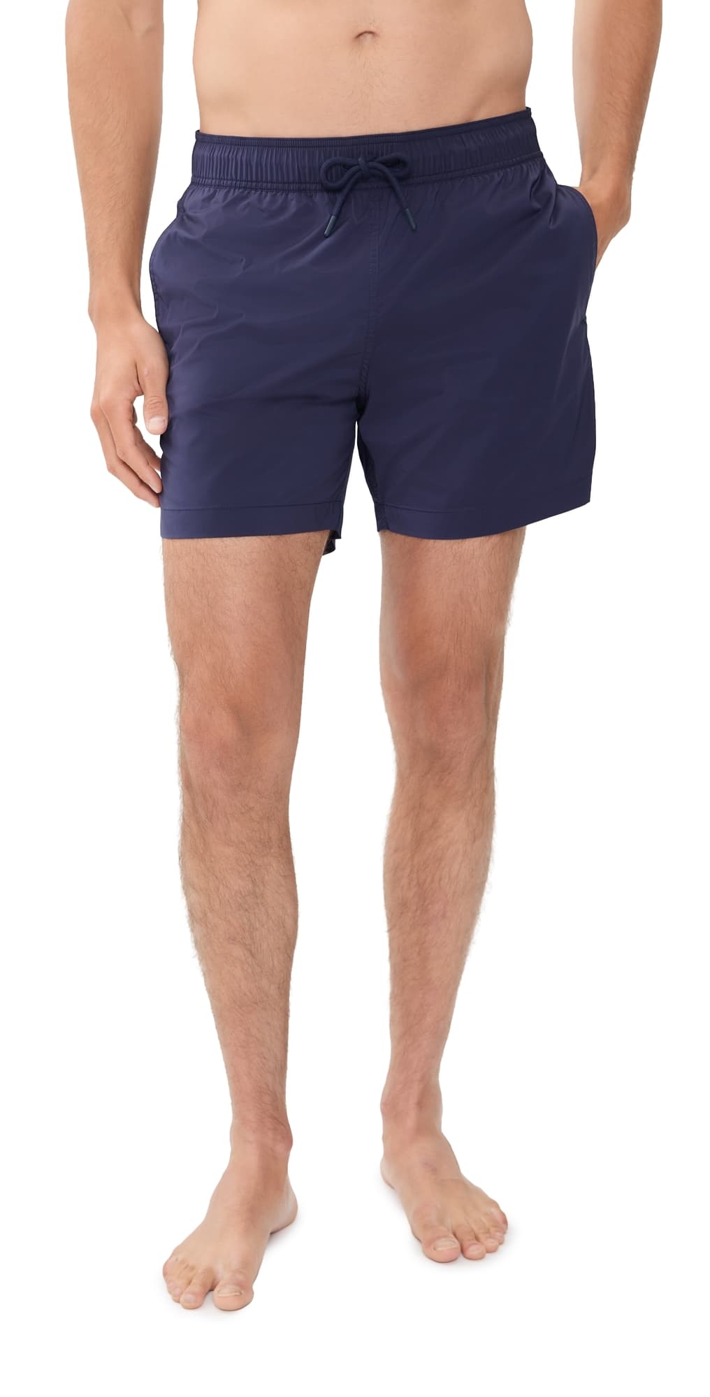 Frescobol Carioca Salvador Elasticated Swim Trunks 5 Midnight Blue