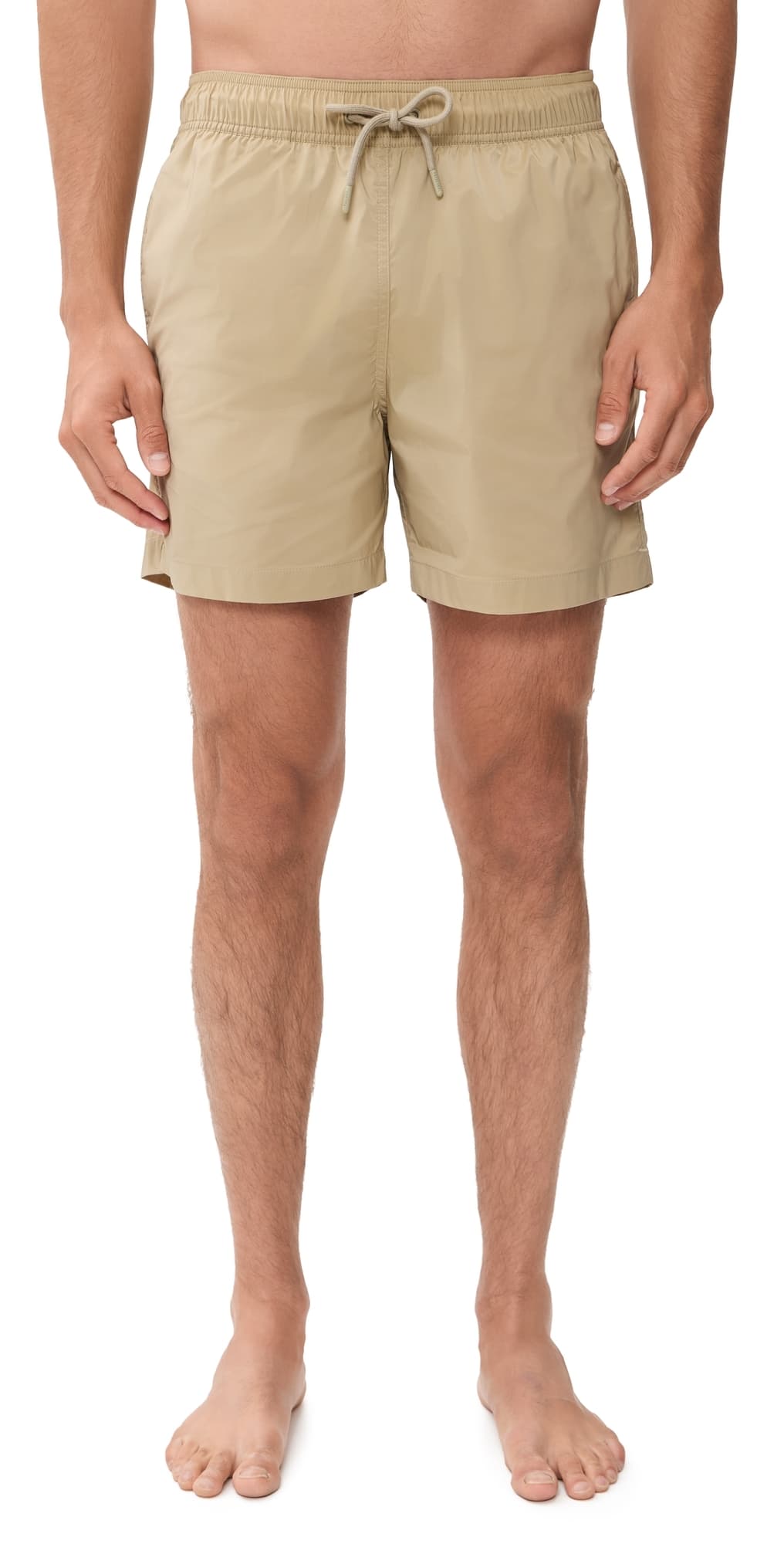 Frescobol Carioca Salvador Elasticated Swimshorts Palm Green