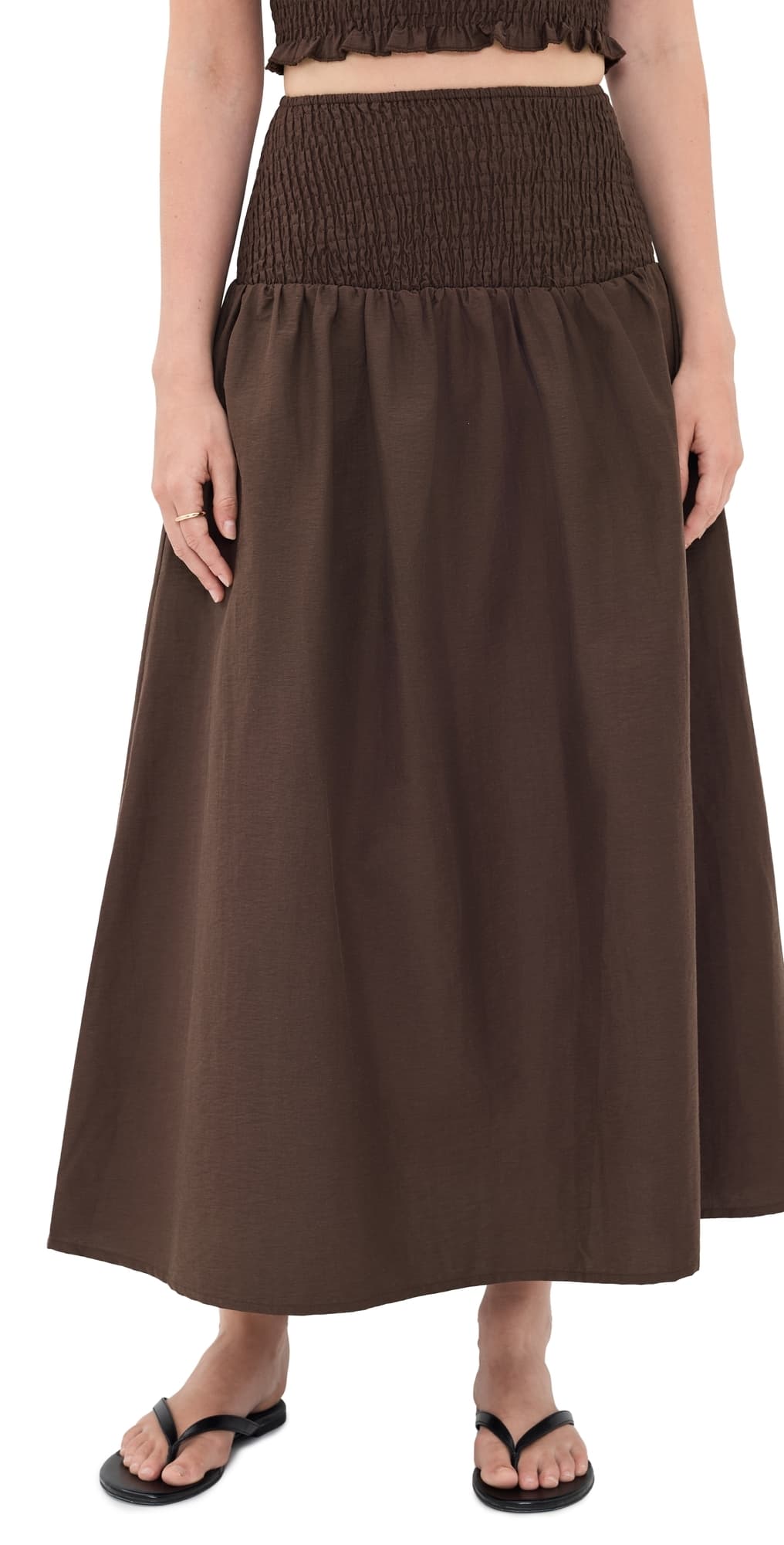 4th & Reckless Lowri Skirt Brown