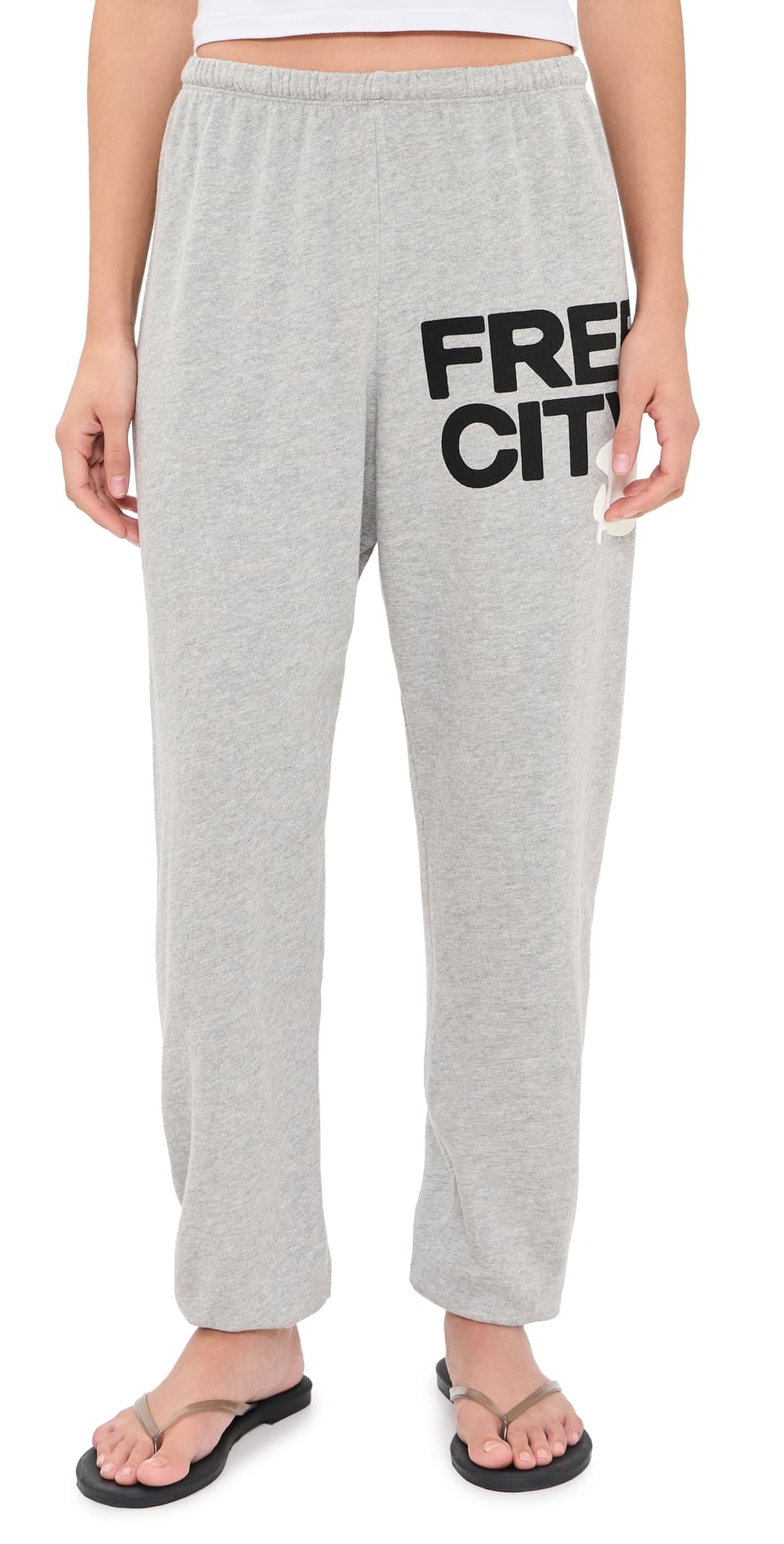 FREECITY Heather Sweatpants Heathercreamy