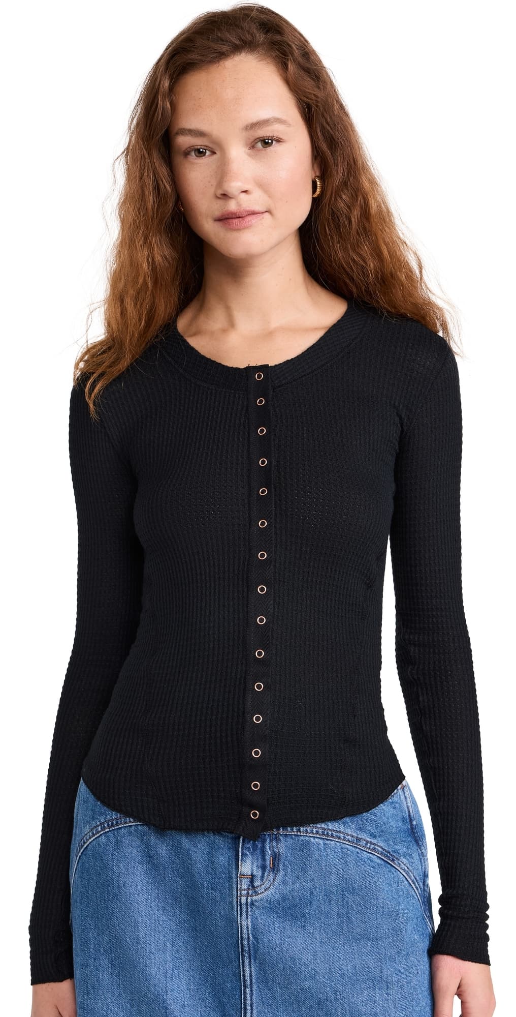 Free People Going Places Cardigan Black · XS