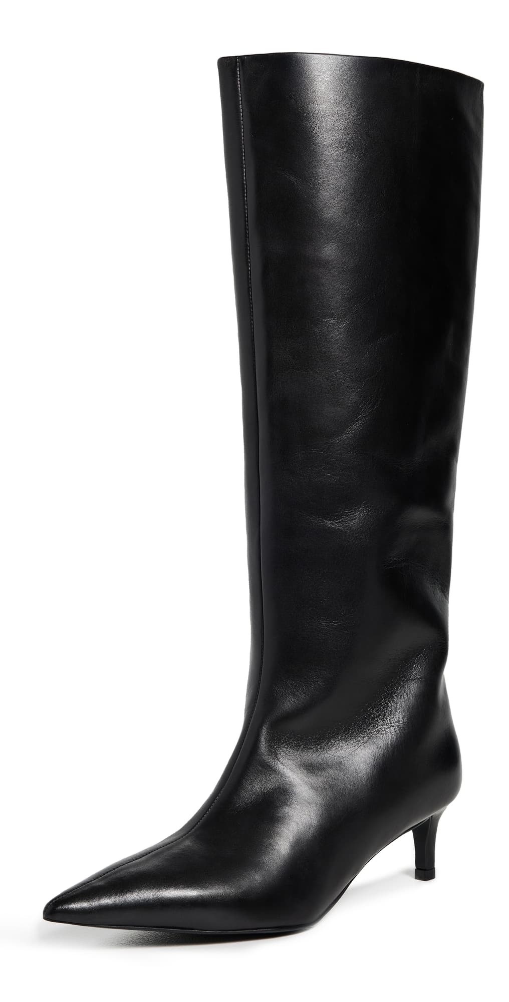 Free People Kiki Kitten Heel Boots Black