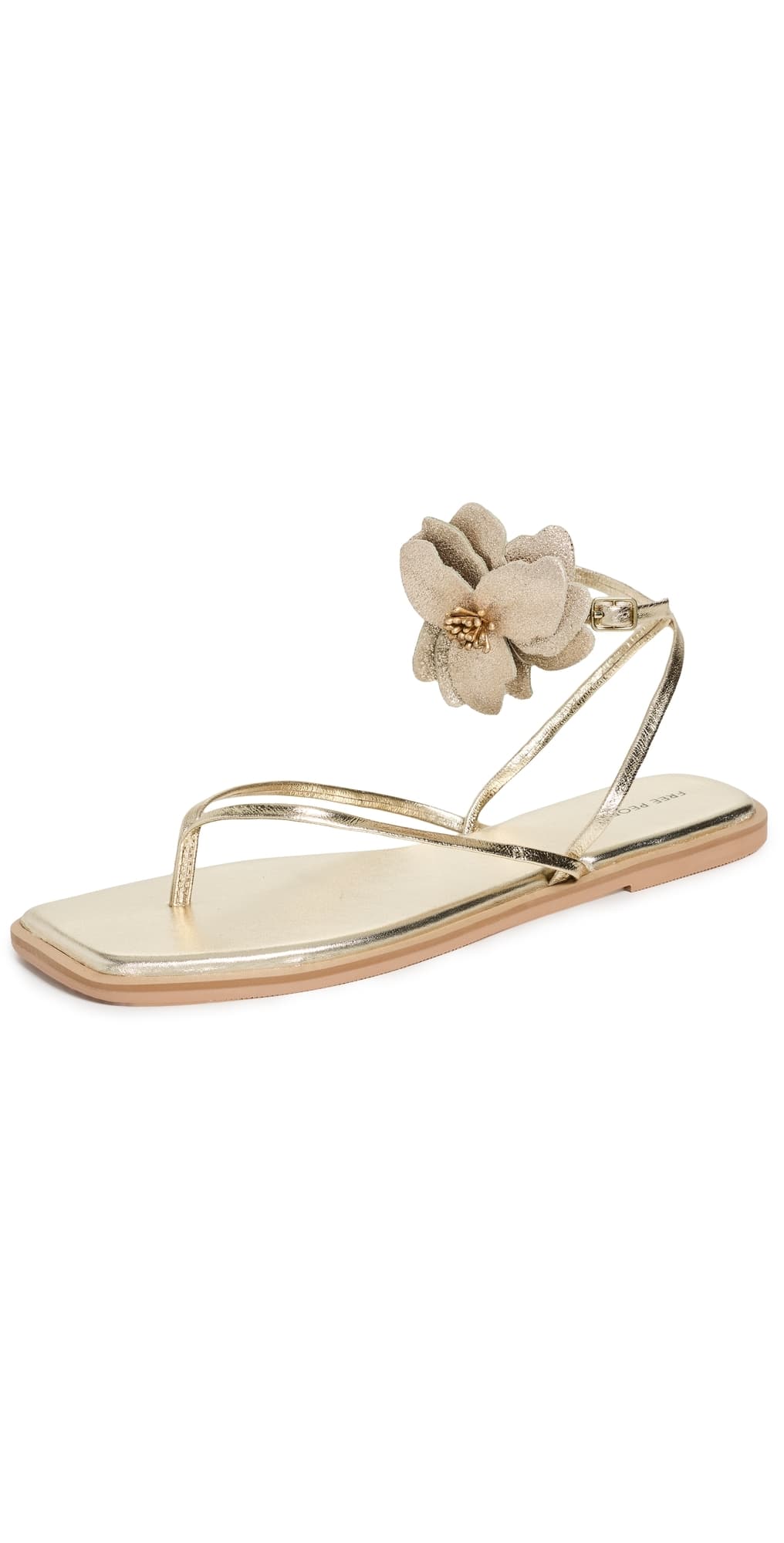 Free People Mismatch Magnolia Sandals Gold