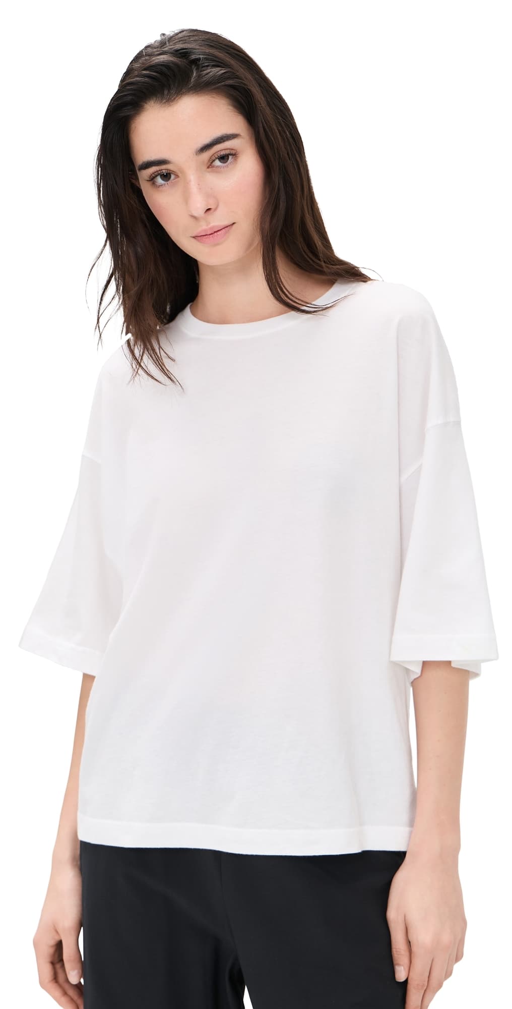 Free People Perfect Oversized Tee Ivory