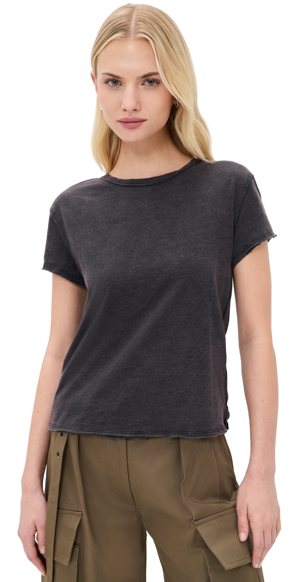 Free People Nova Tee Black
